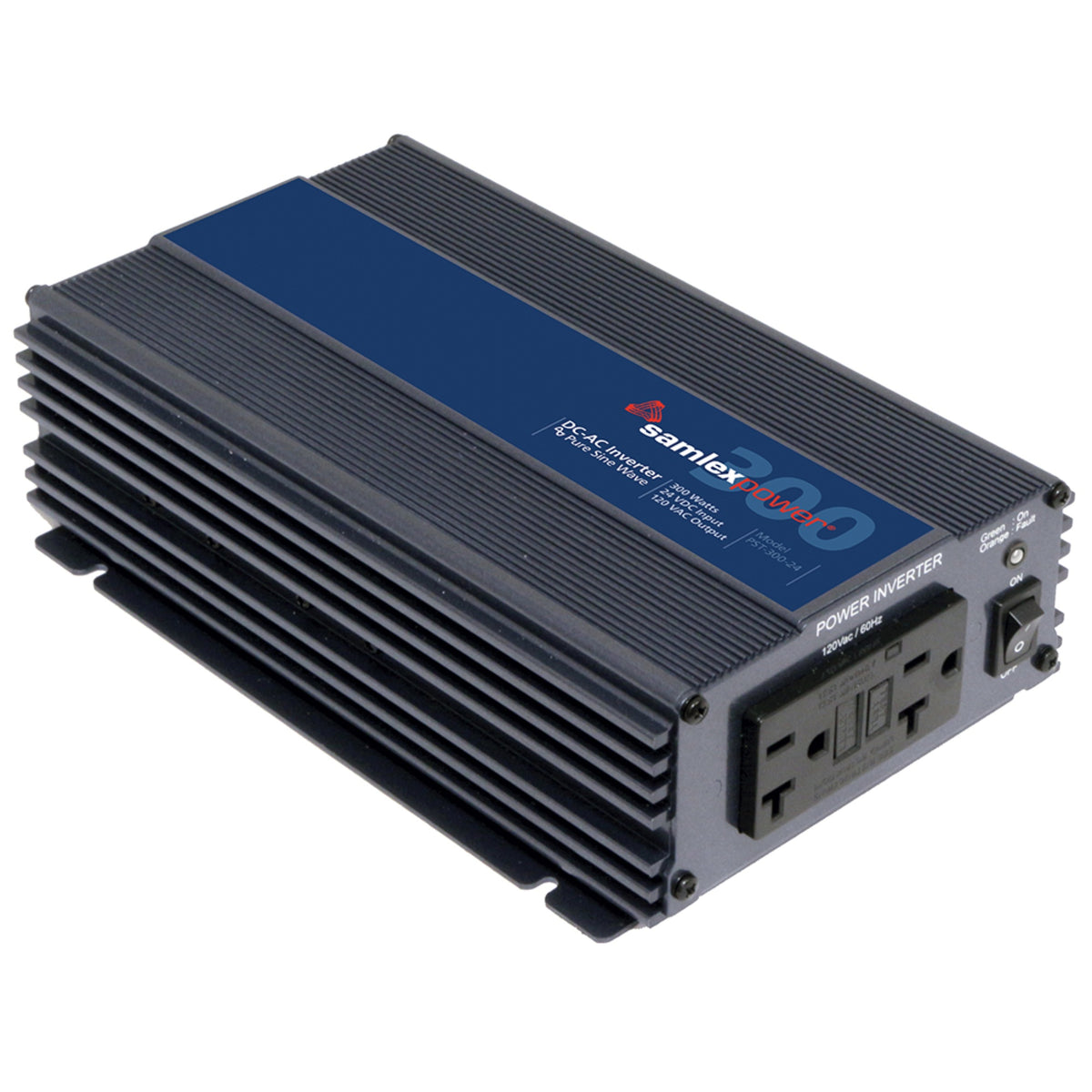 Samlex Pst-300-24 Pure Sine  Wave Inverter 24V Input 120