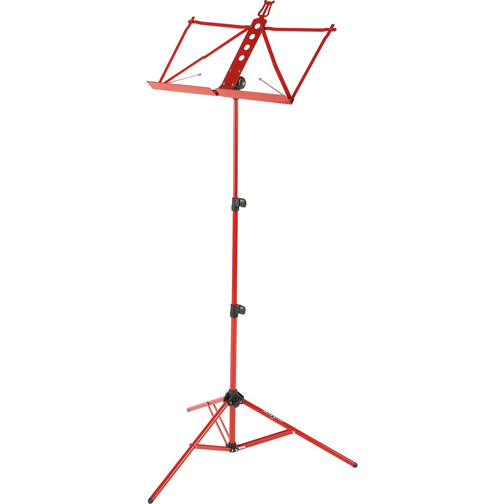 Deluxe Aluminum Music Stand Withadjustable Tray - Pink