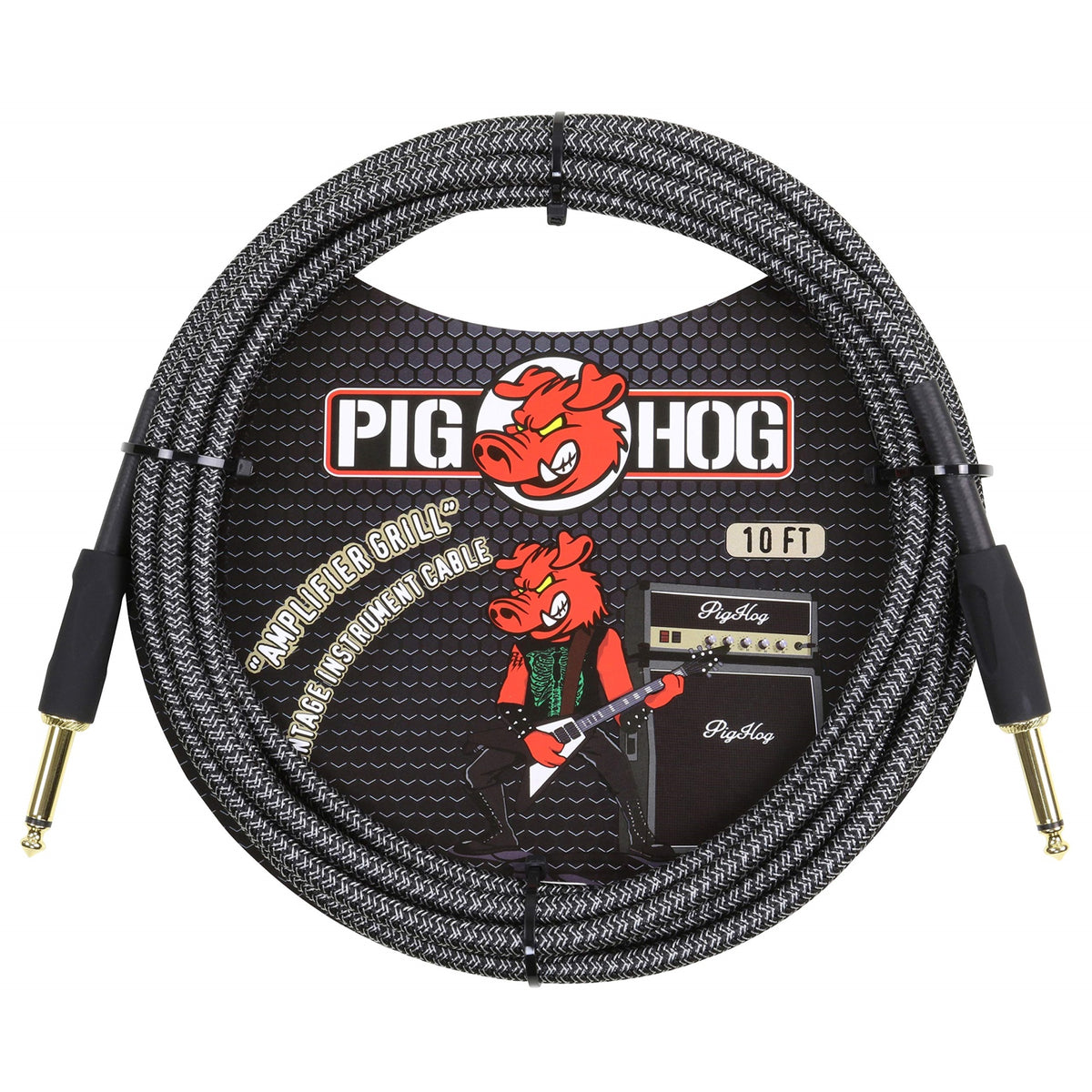Pighog 1/4'-1/4' 10'Orange Cable