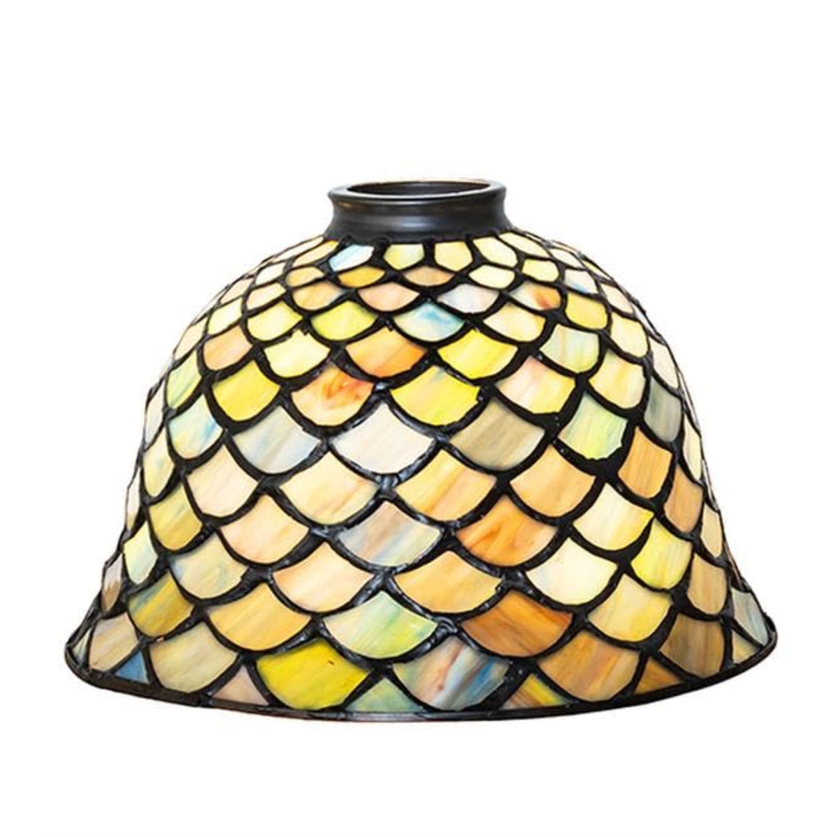 8' Wide Tiffany Fishscale Shade