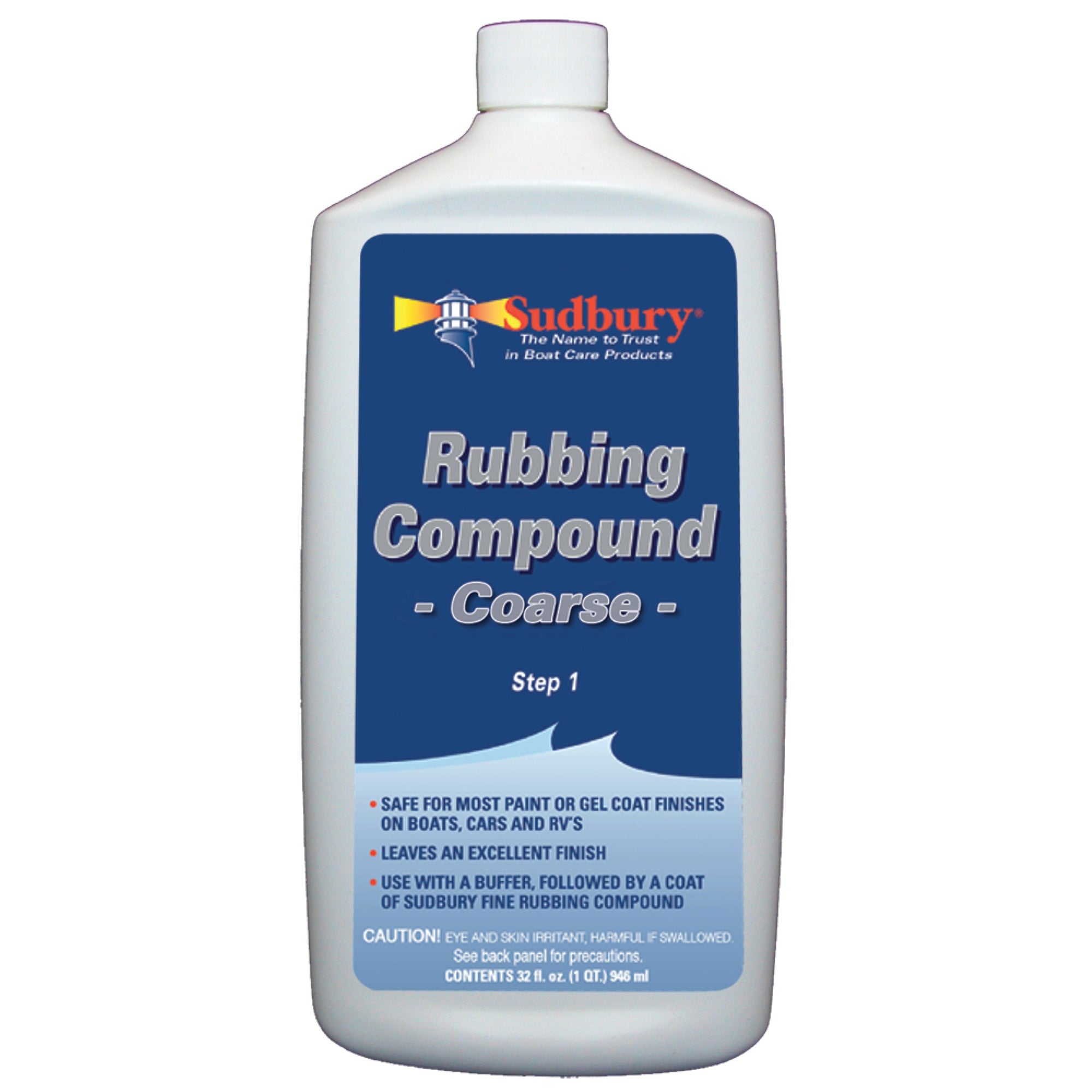 Sudbury Rubbing Compound  Coarse Step 1 32 Fl. Oz.