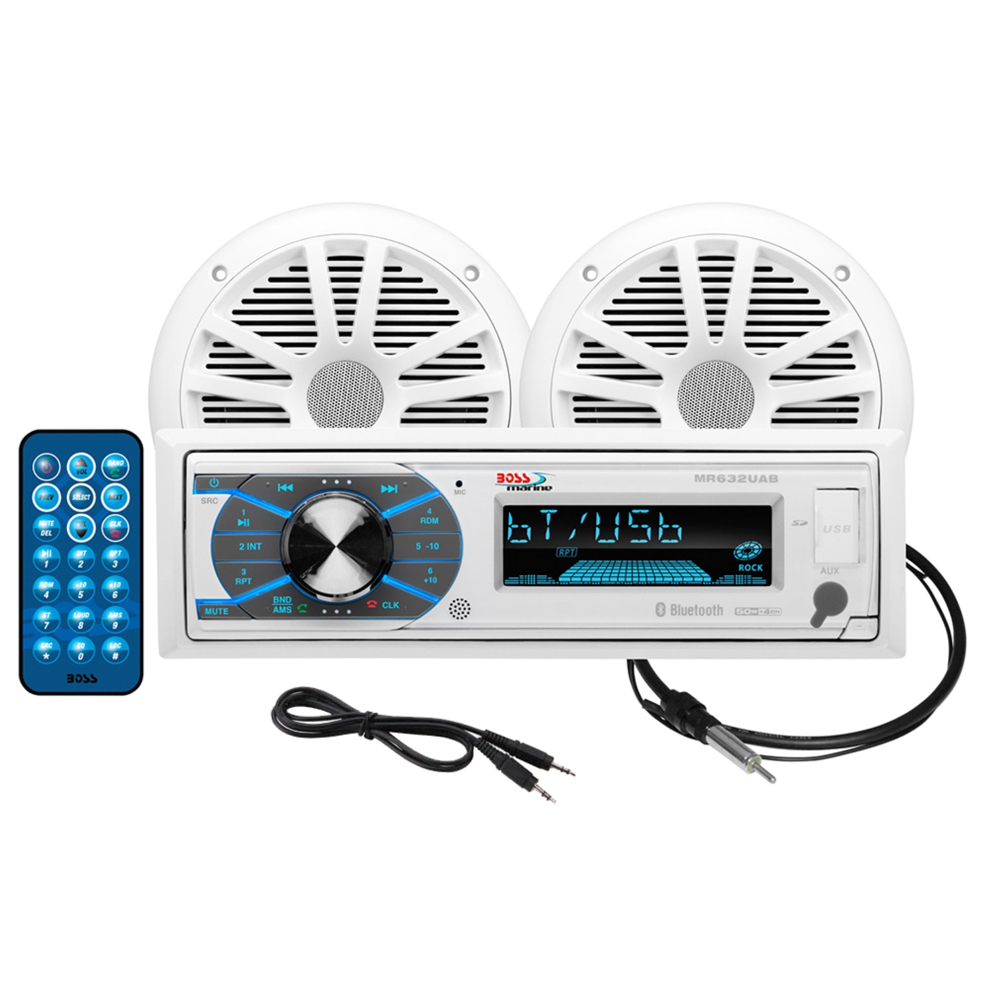 Boss Audio Mck632Wb.6 Package W/ Mr632Uab 2 Mr6W Speakers