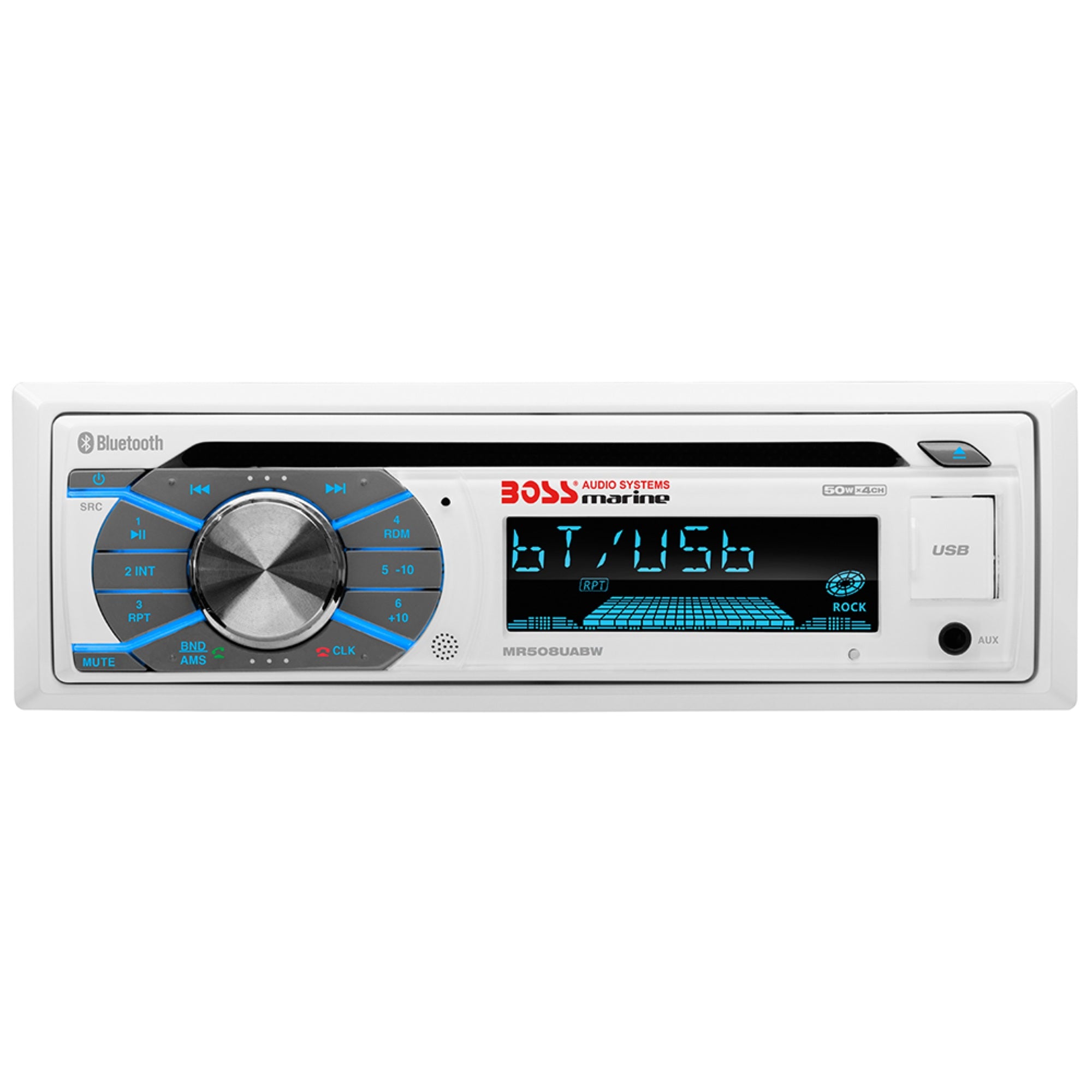 Boss Audio Mr508Uabw Sin.-Din  Bluetooth/Cd/Usb/Sd/Mp3/Wma/