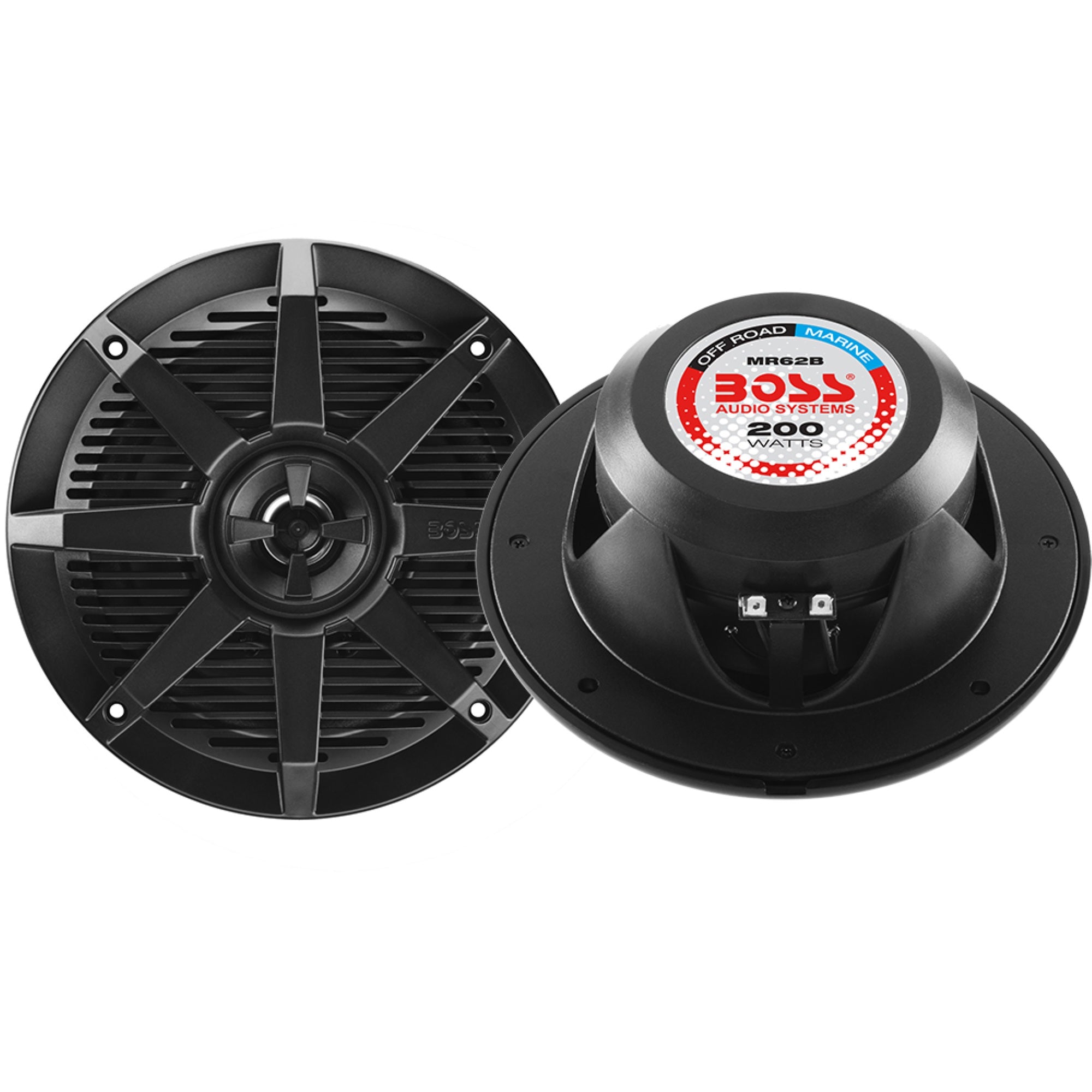 Boss Audio Mr62B 6.5' 2-Way 200W Marine Full Range Speaker
