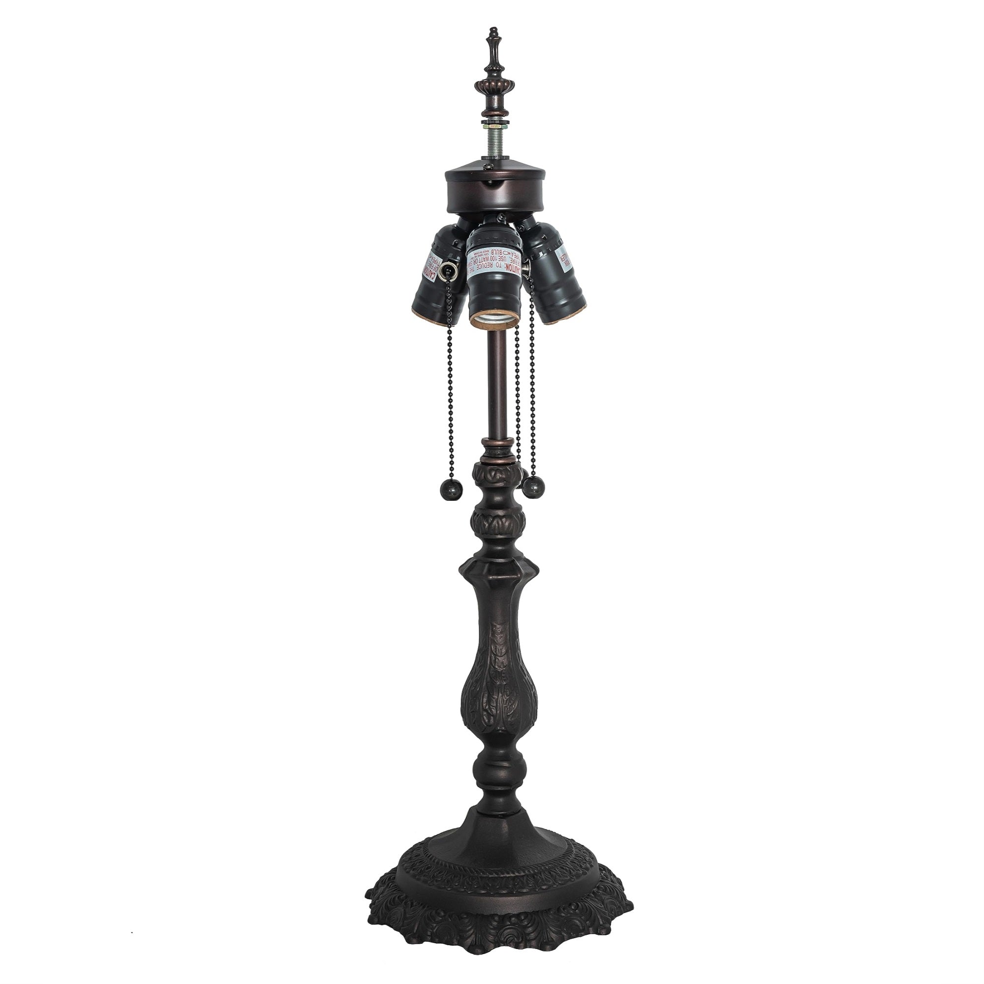 23' High Classic 3 Light Table Base