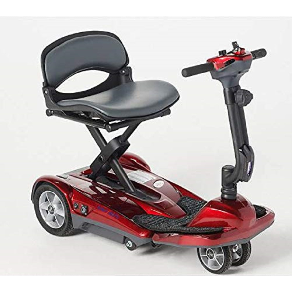 Ev Rider Transport Af Plus Automatic Folding Scooter With Remote - Lithium Battery Lightweight Travel Mobility Scooter (Red)