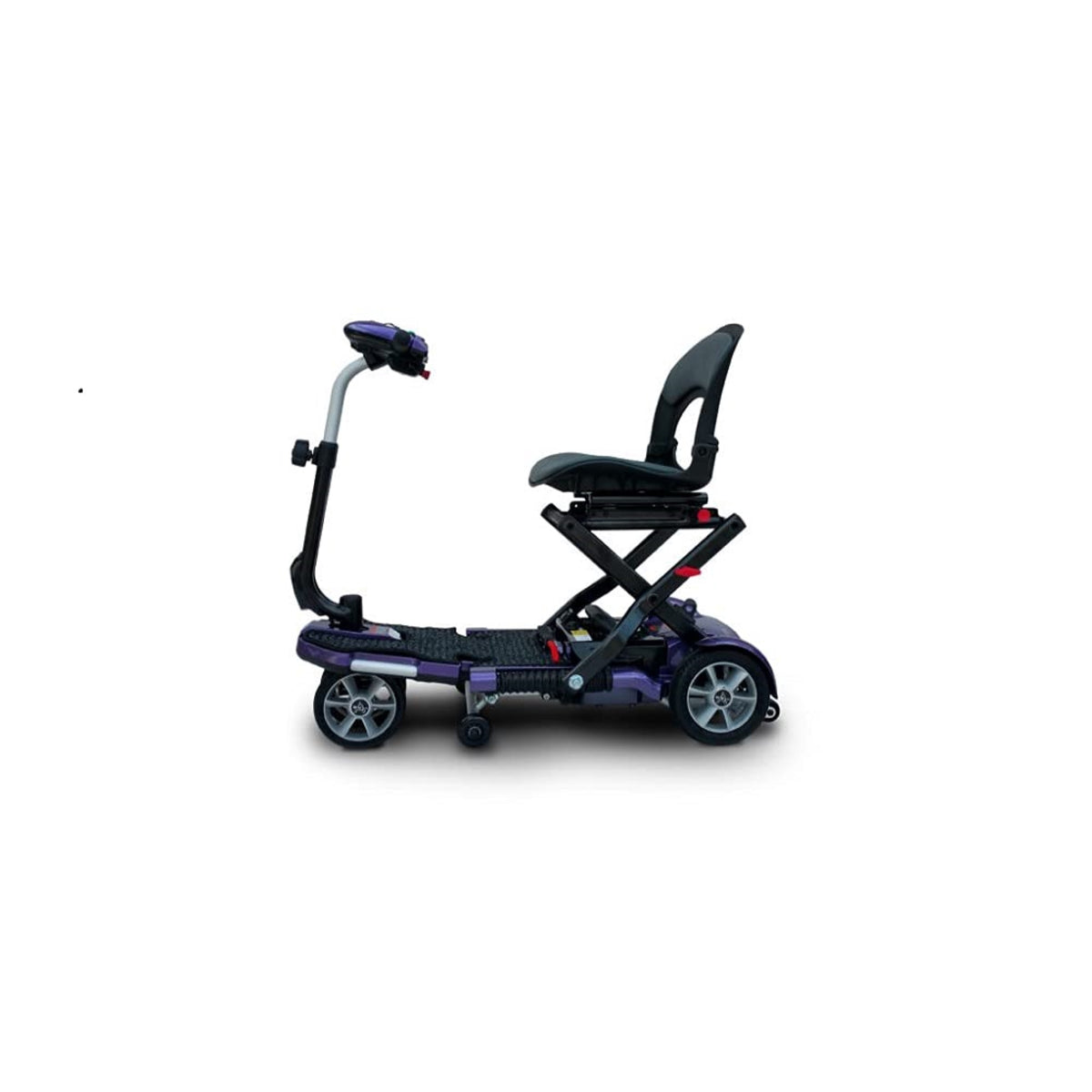 Ev Rider Transport Plus Manual Folding Travel Mobility Scooter (Purple)