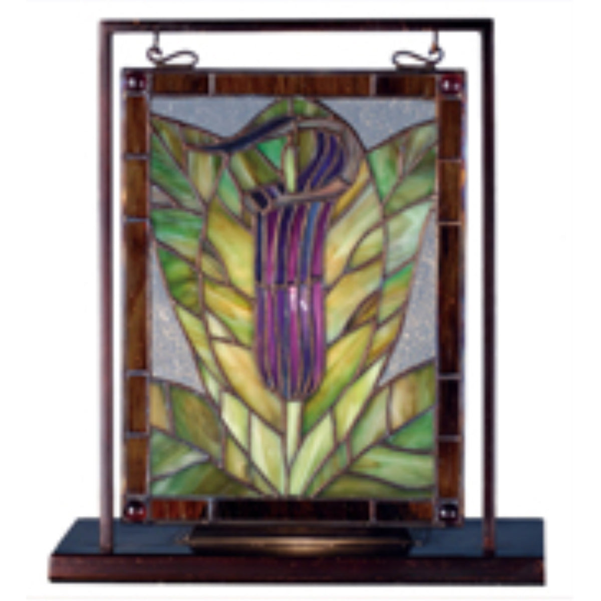 9.5'W X 10.5'H Jack-In-The-Pulpit Lighted Mini Tabletop Window