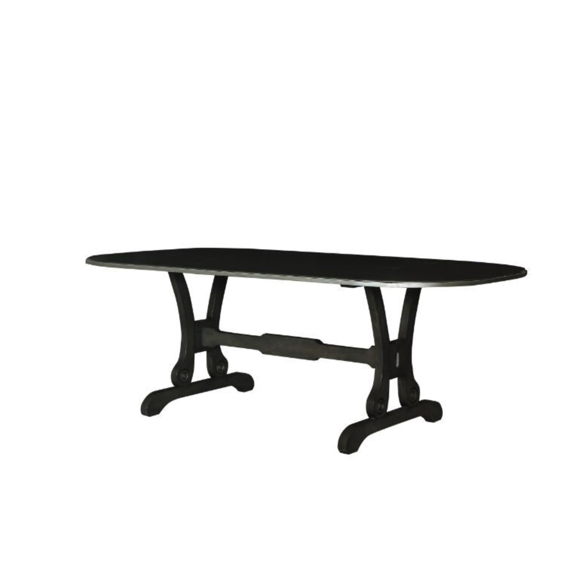 Dining Table, Charcoal Finish