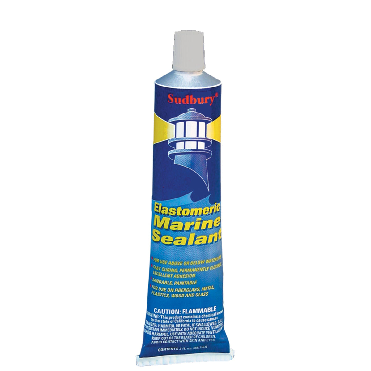 Sudbury Elastomeric Clear  Sealant 3 Oz. Tube