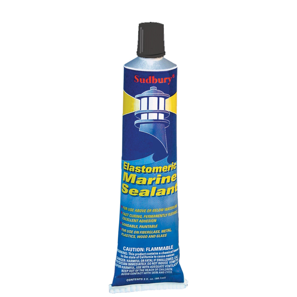 Sudbury Elastomeric Black Sealant 3 Oz. Tube
