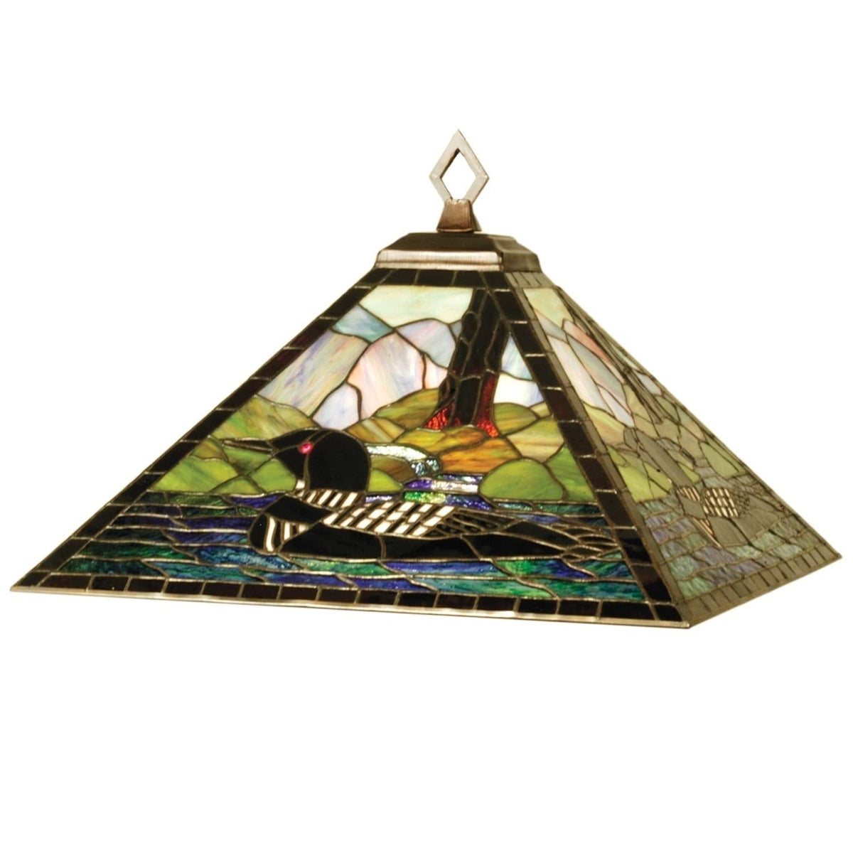 17'Sq Loon Pendant