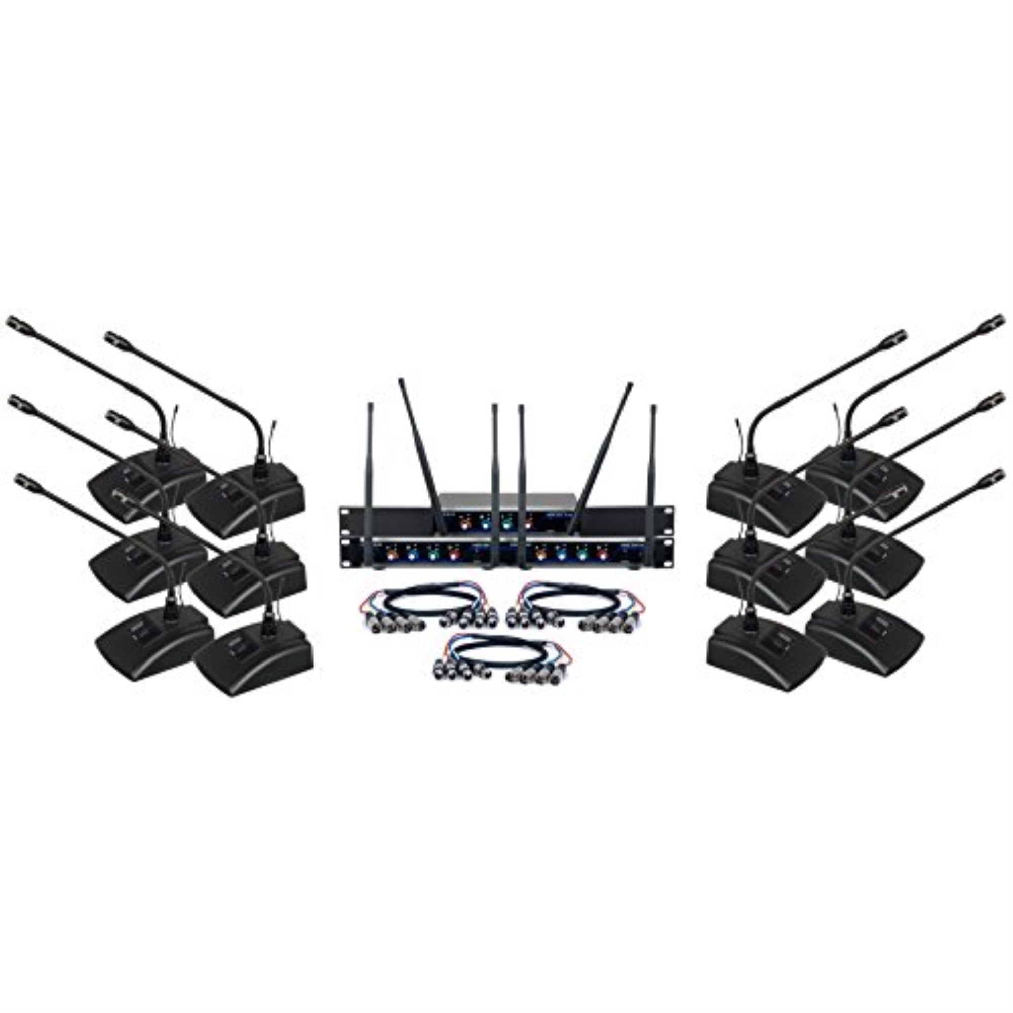 Digital-Conf-12 - 12 Channel Uhf Digital Wireless Conference System