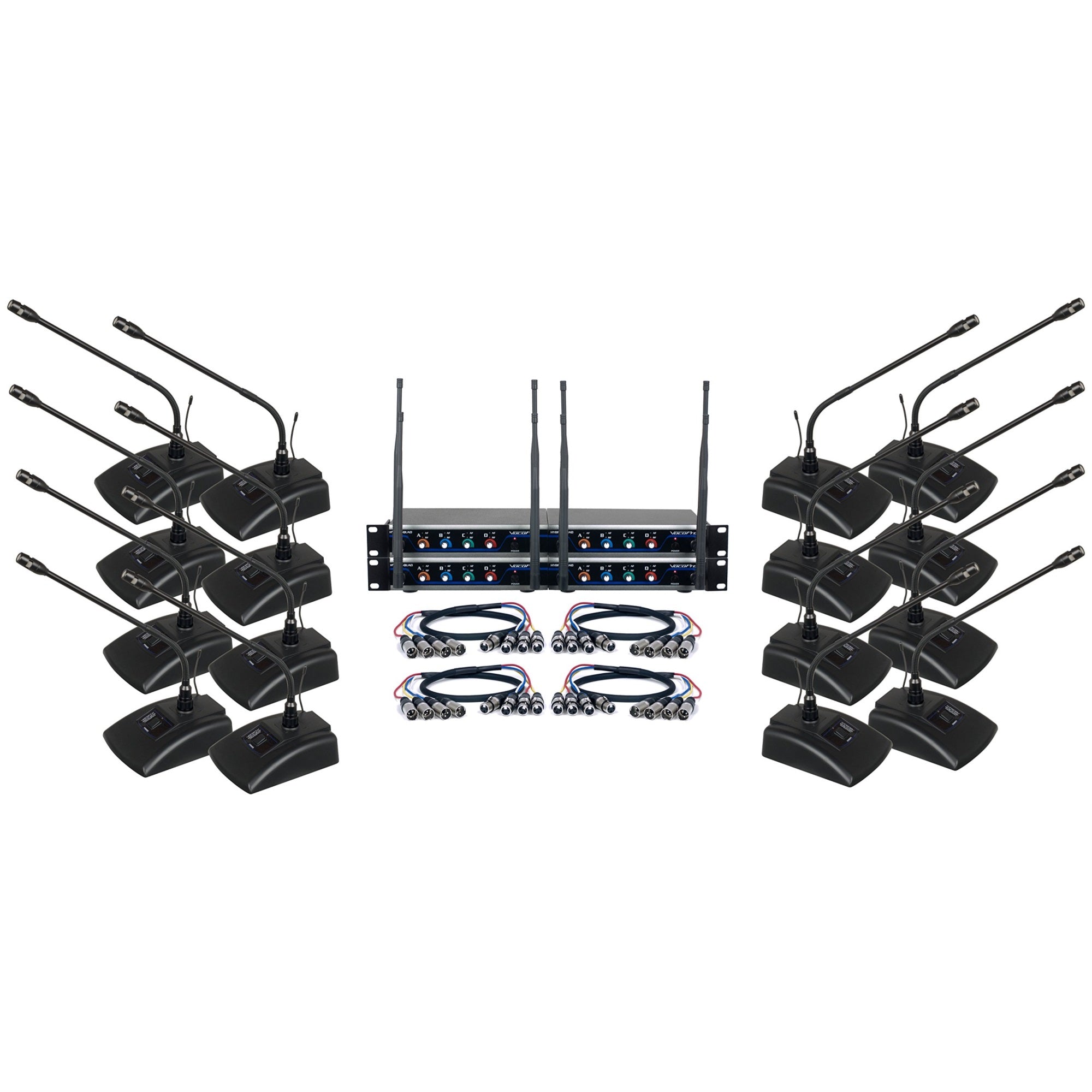 Digital-Conf-16 - 16 Channel Uhf Digital Wireless Conference System