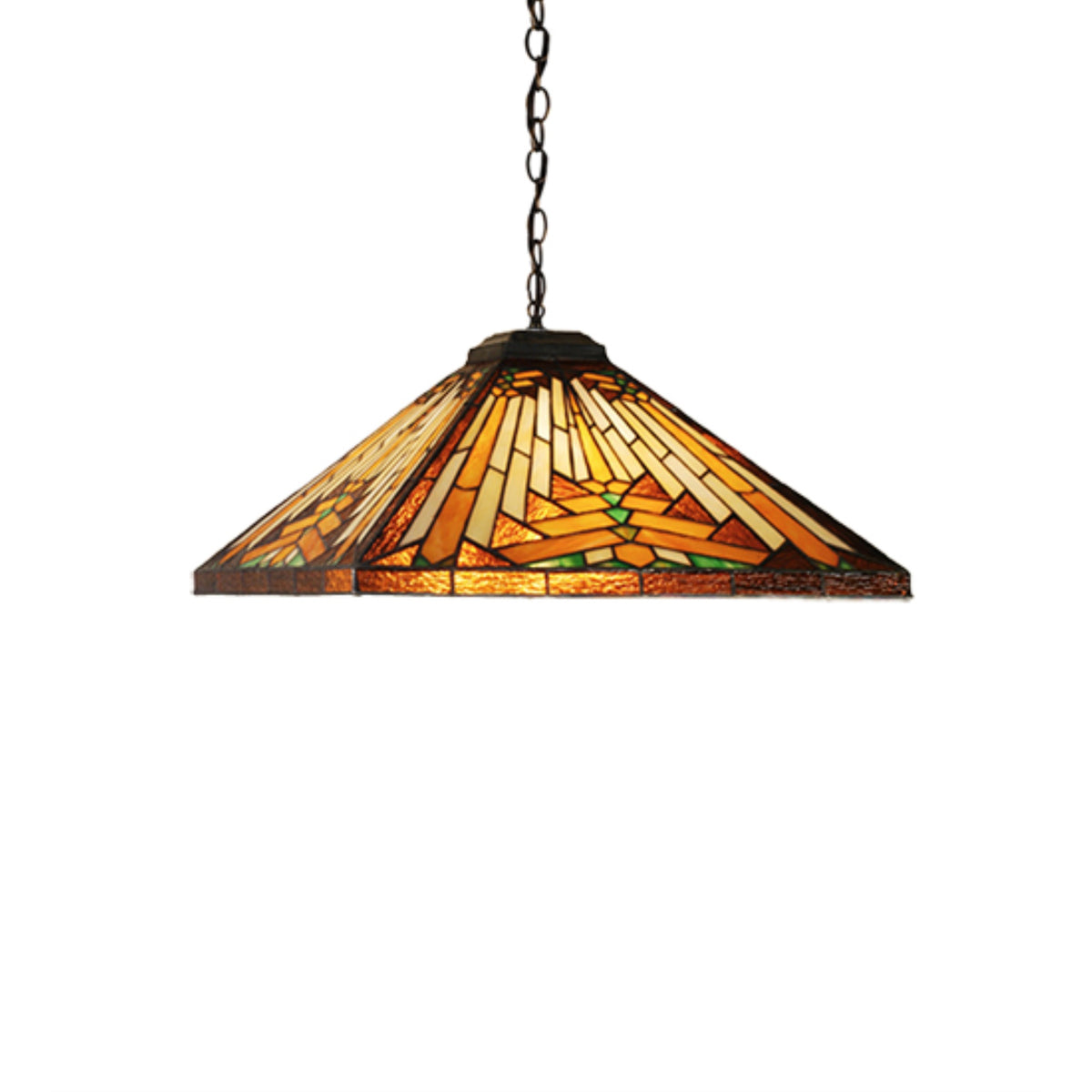 17' Square Nuevo Mission Pendant