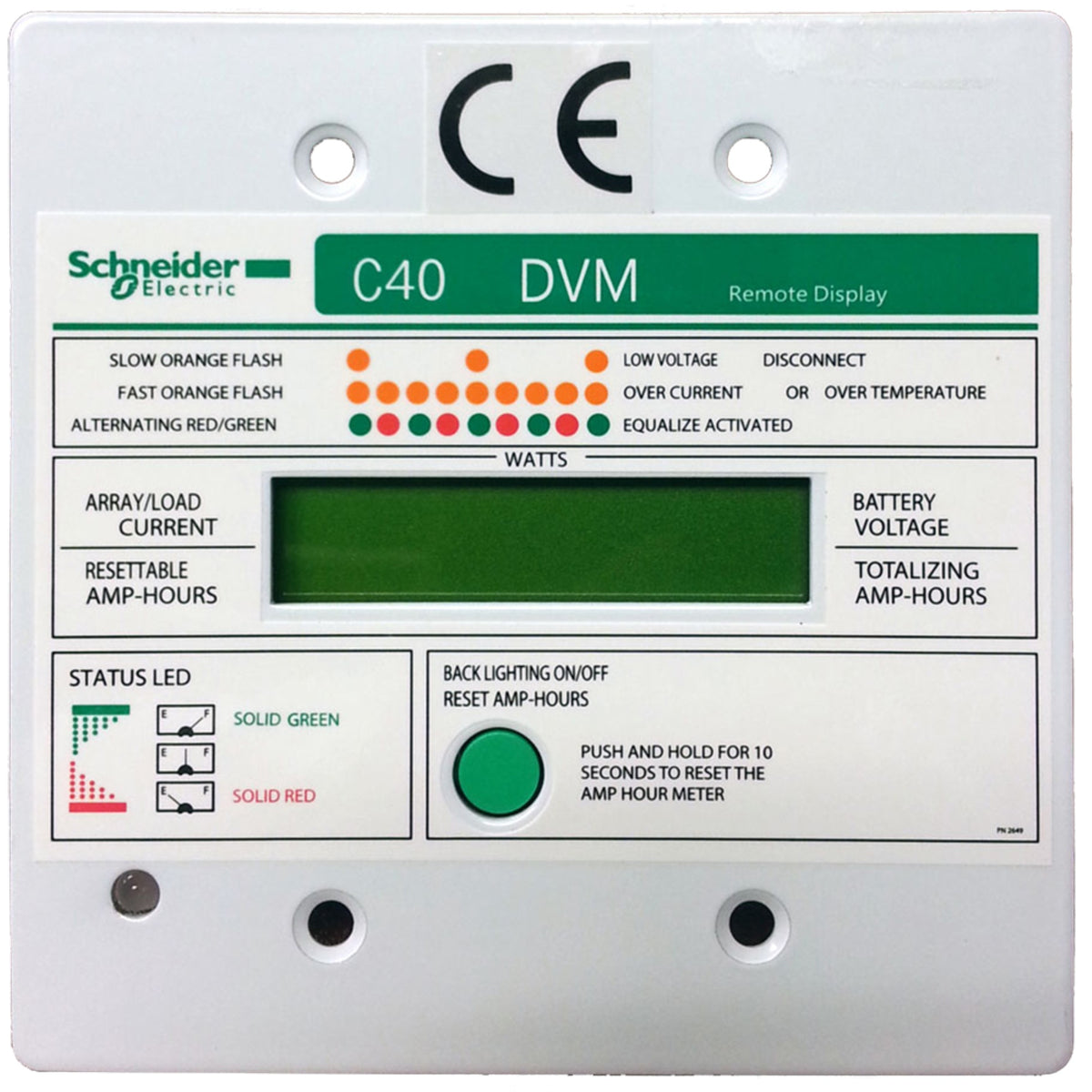 Xantrex C-Series Digital Remote With 50Ft Cable