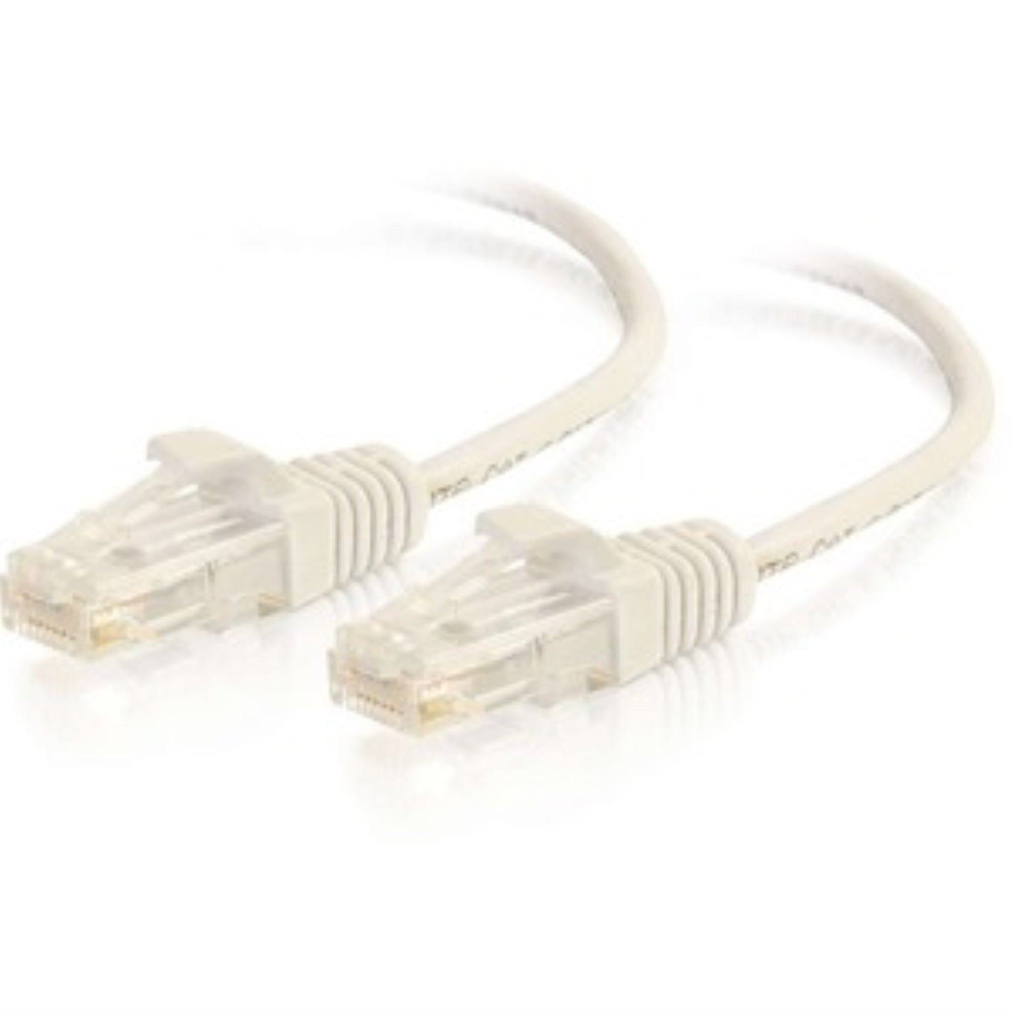 1Ft Cat6 White Cable Utp Slim