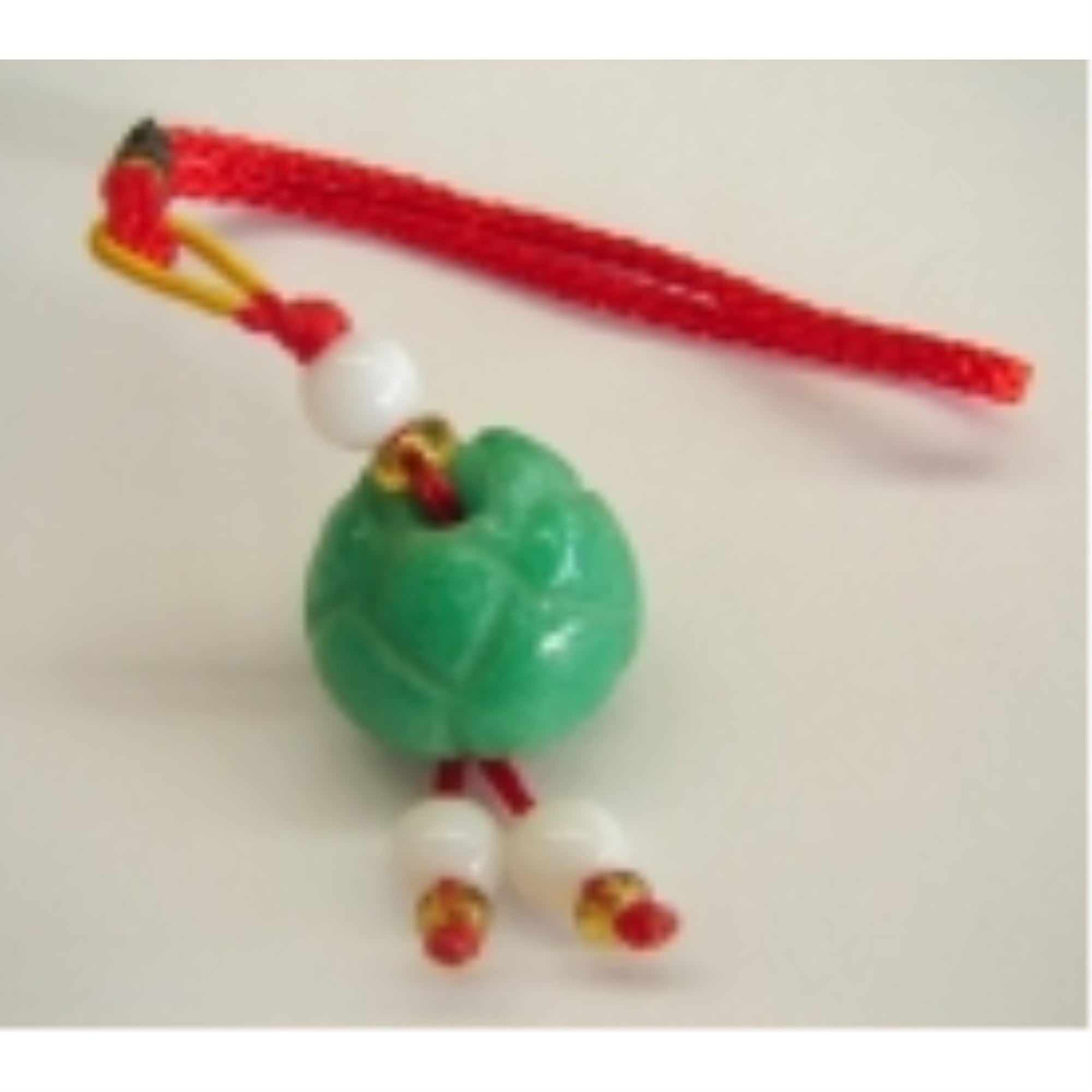 Jade Lotus Charm