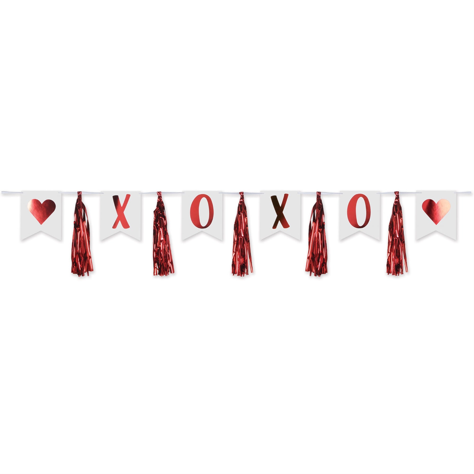 Xoxo Tassel Streamer, (Pack Of 12)