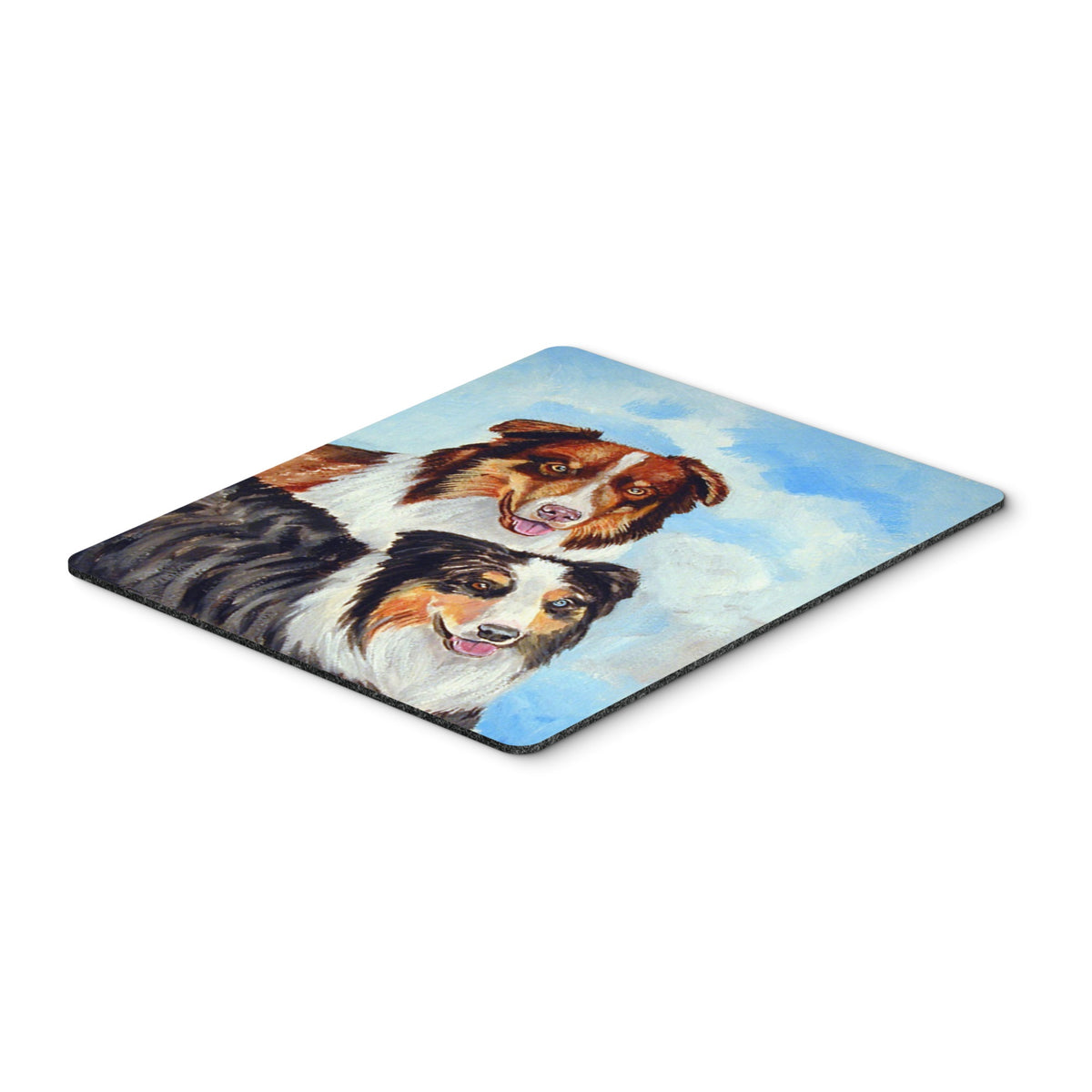 Caroline'S Treasures Mouse/Hot Pad/Trivet, Australian Shepherd Double Trouble (7009Mp)