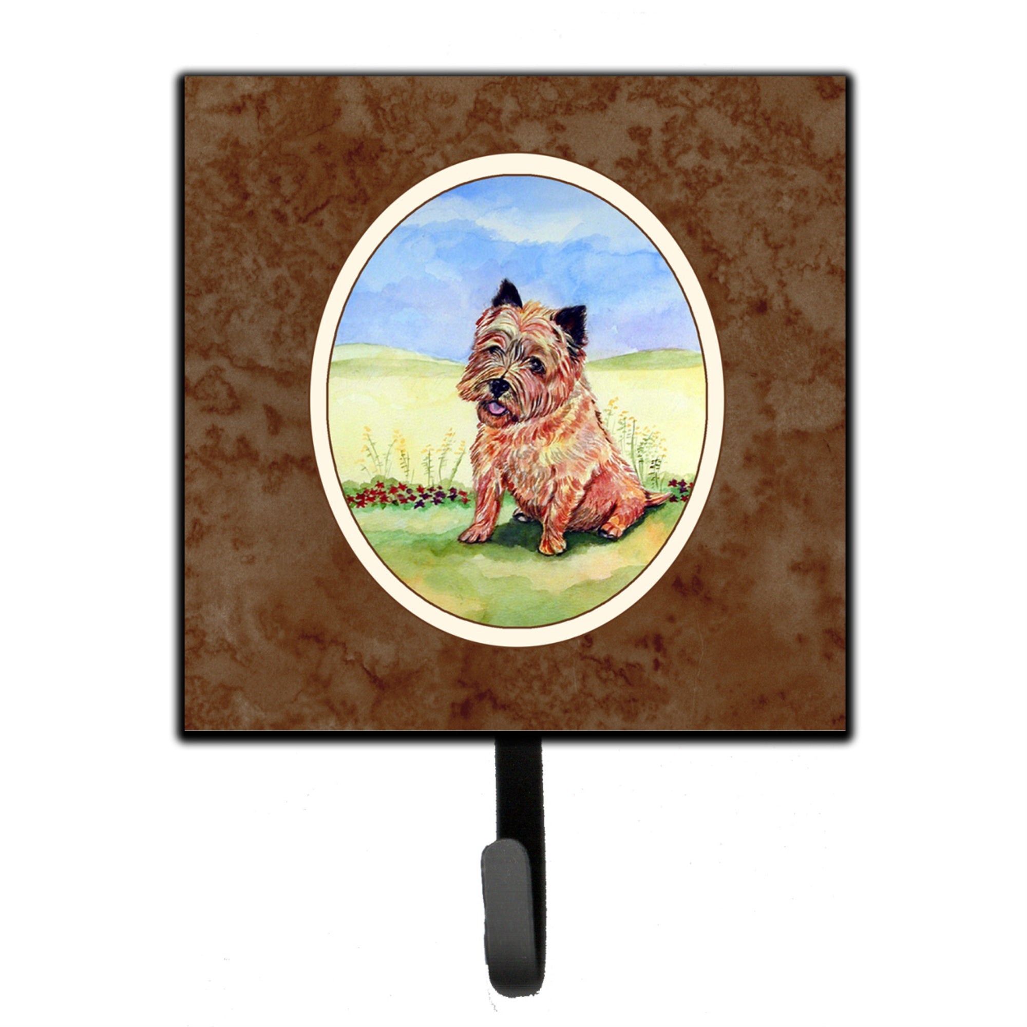 Caroline'S Treasures Cairn Terrier And The Chipmunk Leash Or Key Holder 7017Sh4, Small, Multicolor