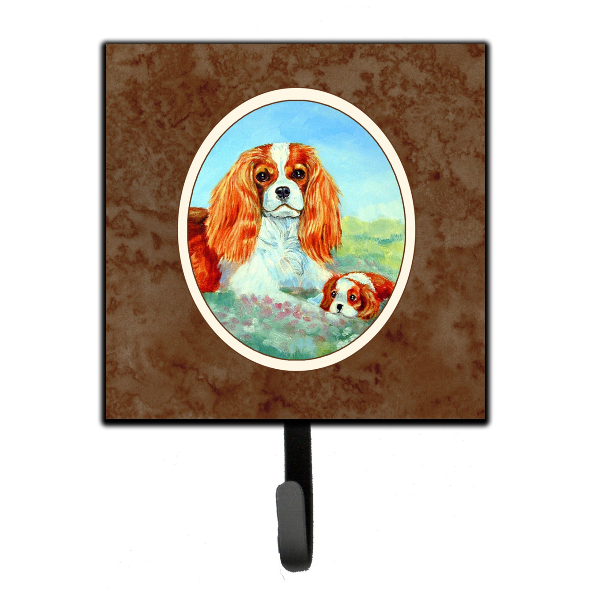 Caroline'S Treasures Cavalier Spaniel Momma'S Love Leash Or Key Holder 7019Sh4, Small, Multicolor