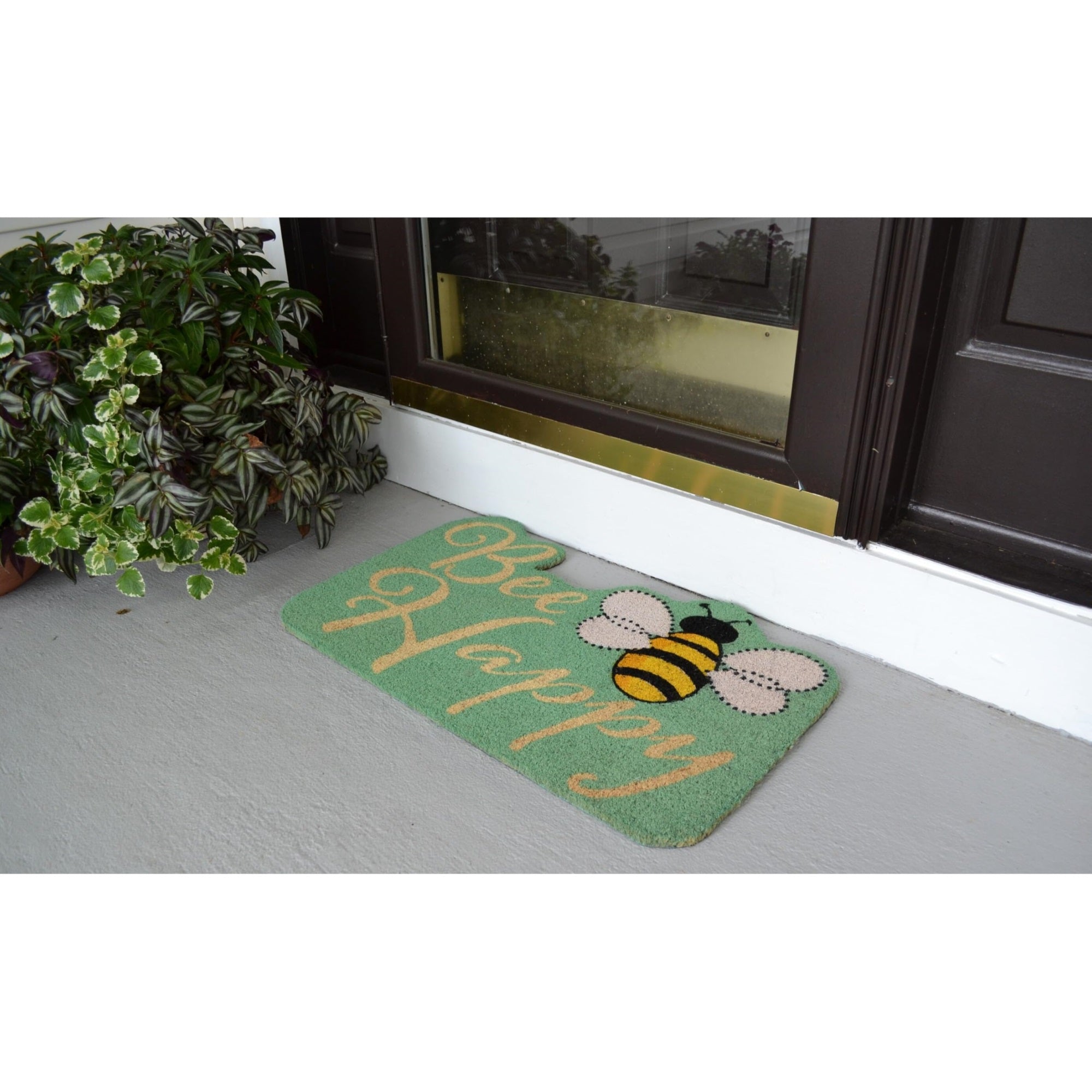 Imports Decor 587PVC Bee Happy, 30x18x.5