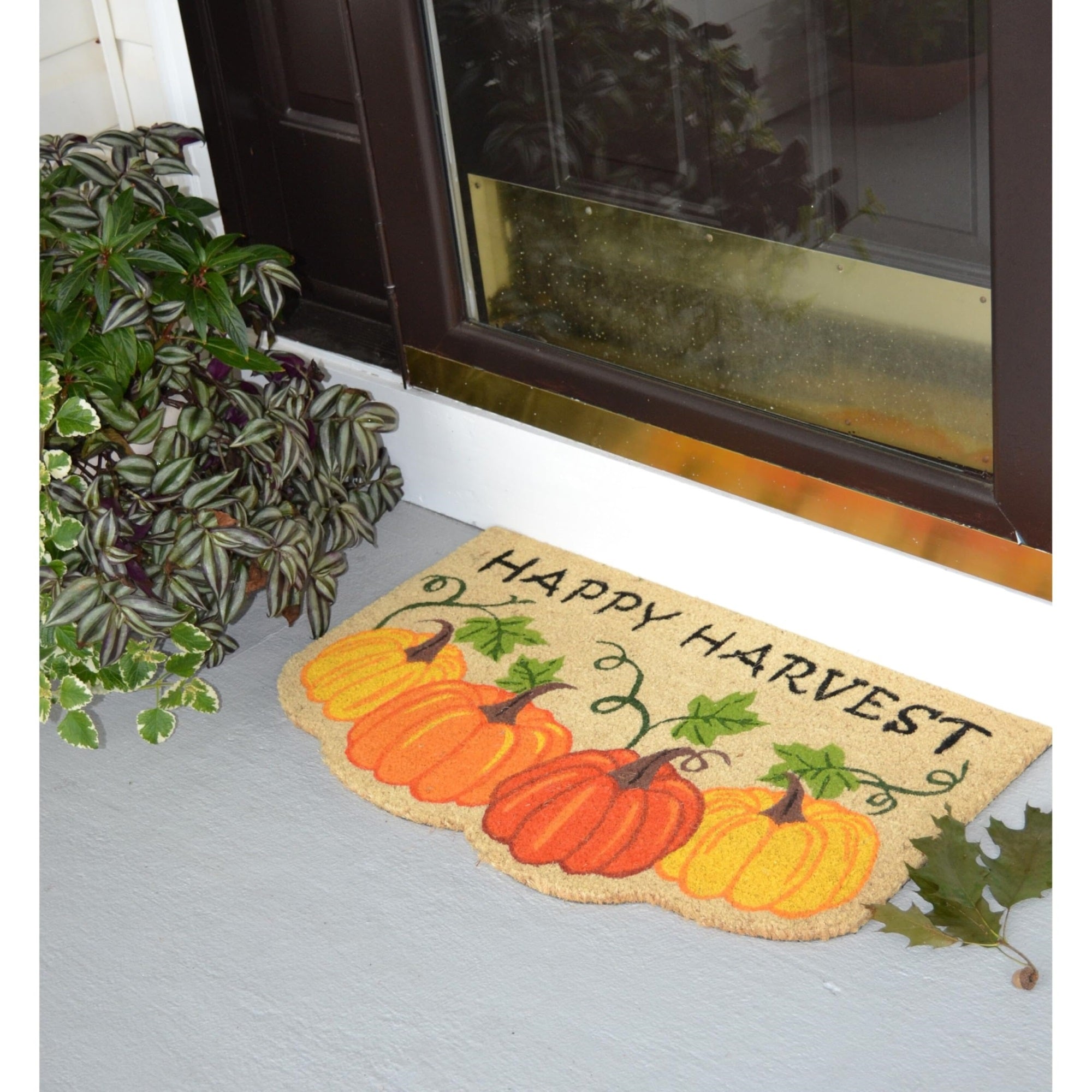 Imports Decor 593PVC Happy Harvest, 30x18x.5