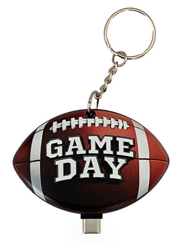 Football Game Day Power Bank Keychain