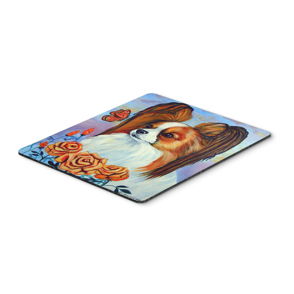 Caroline'S Treasures Mouse/Hot Pad/Trivet, Papillon In The Roses (7039Mp)