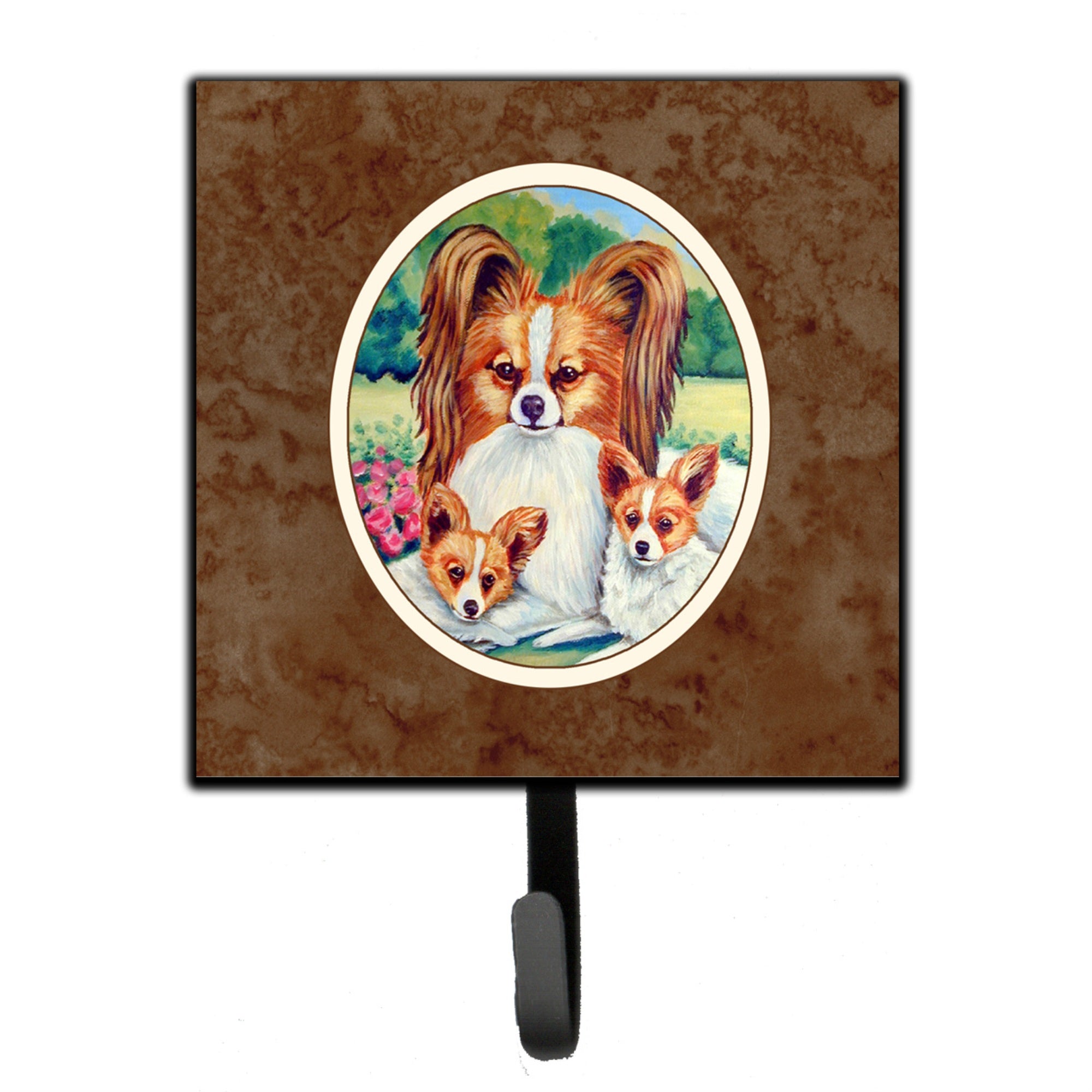 Caroline'S Treasures Papillon A Momma'S Love Leash Or Key Holder 7042Sh4, Small, Multicolor