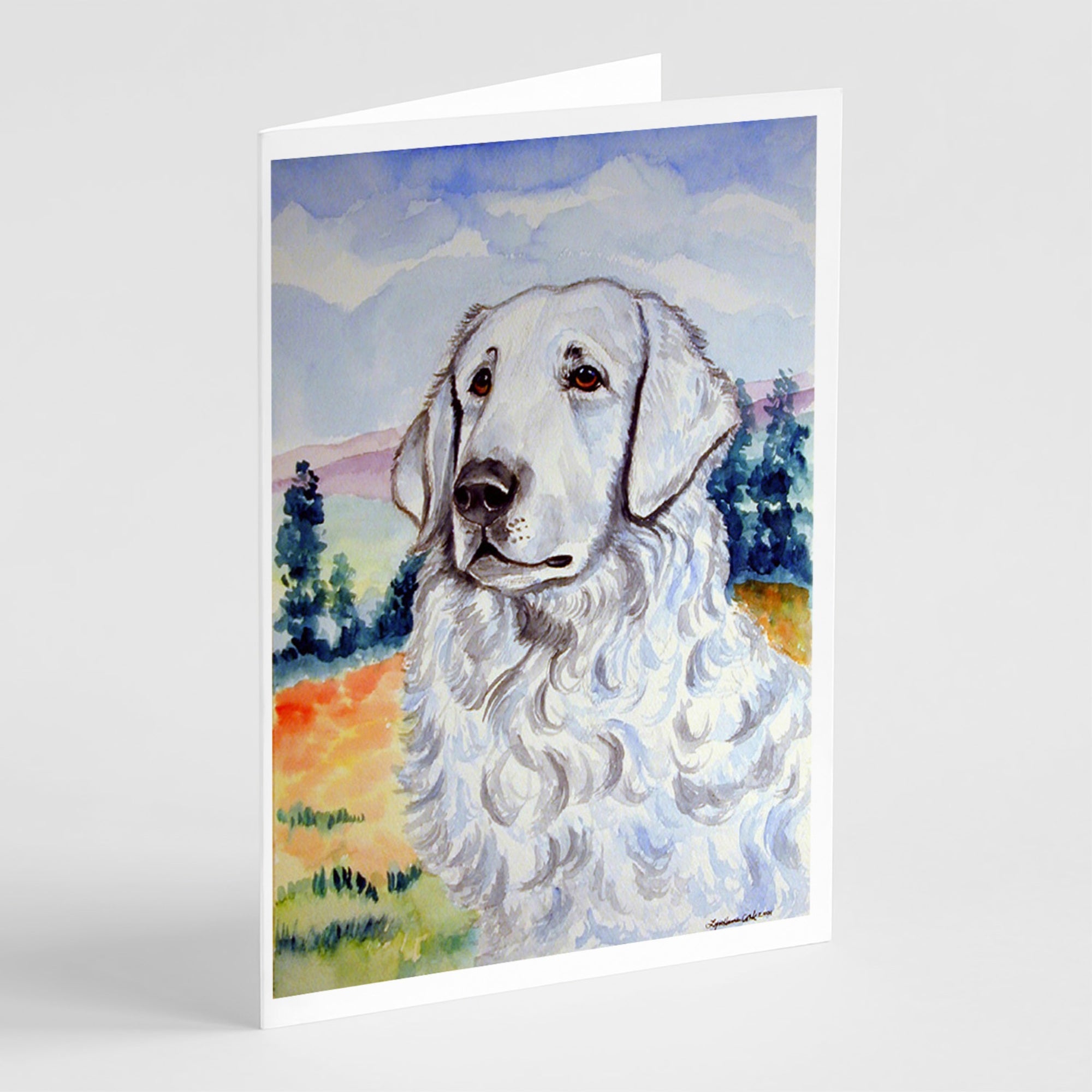Kuvasz  Greeting Cards And Envelopes Pack Of 8