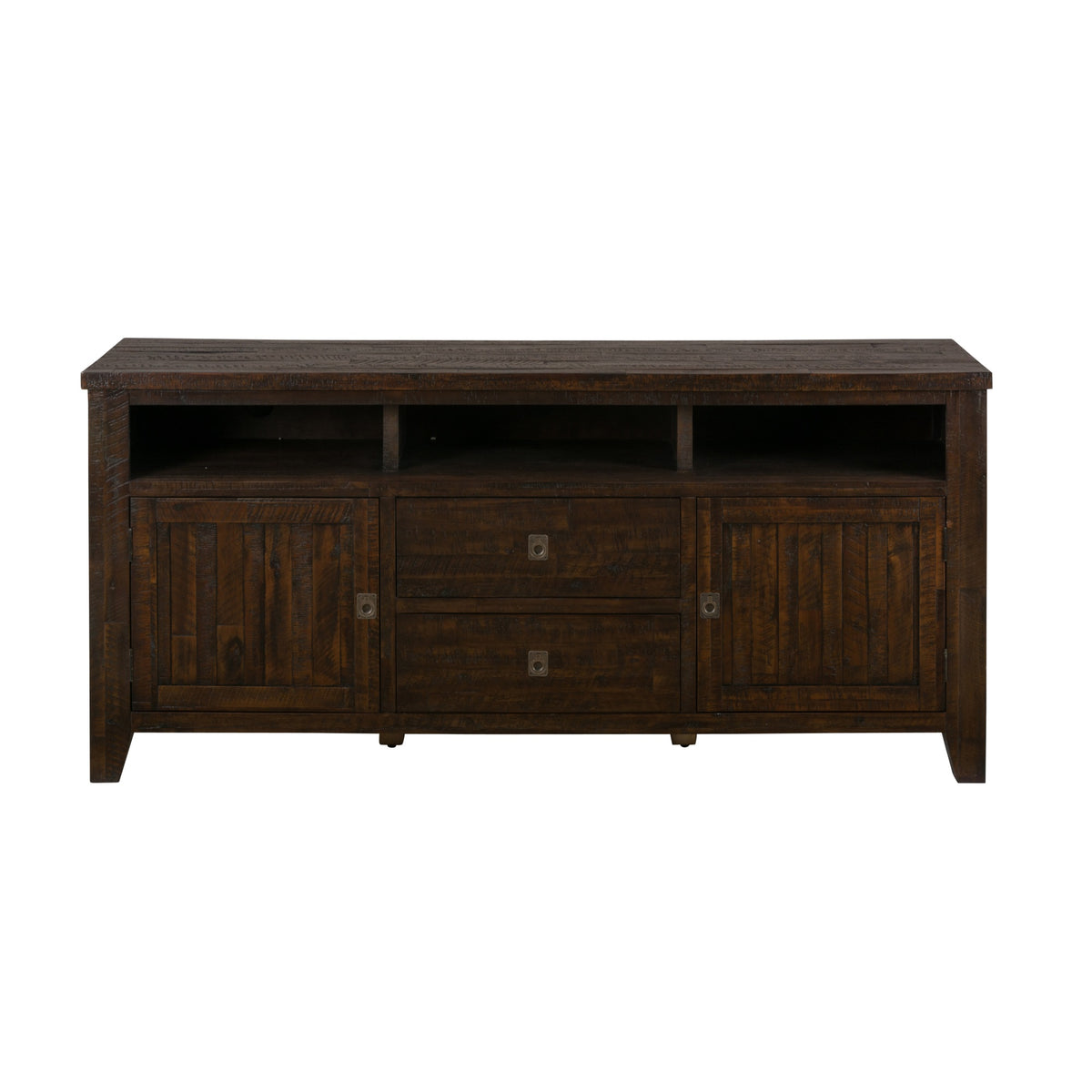 Kona Grove Distressed Rustic Solid Wood 70' Media Unit