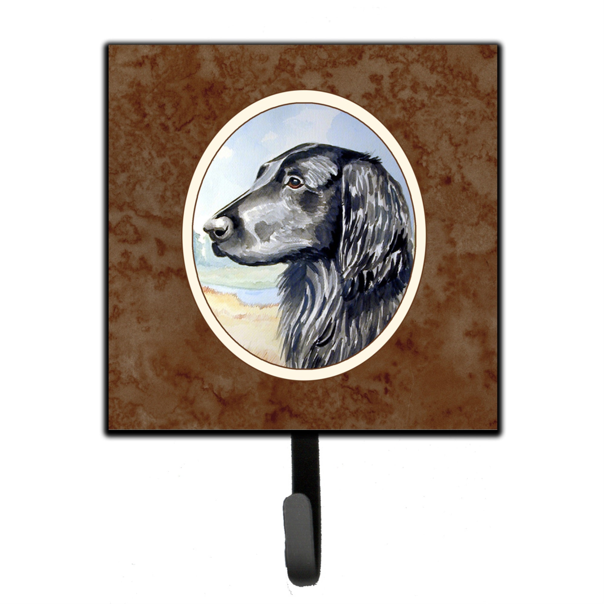 Caroline'S Treasures Flat Coated Retriever Leash Or Key Holder 7064Sh4, Small, Multicolor