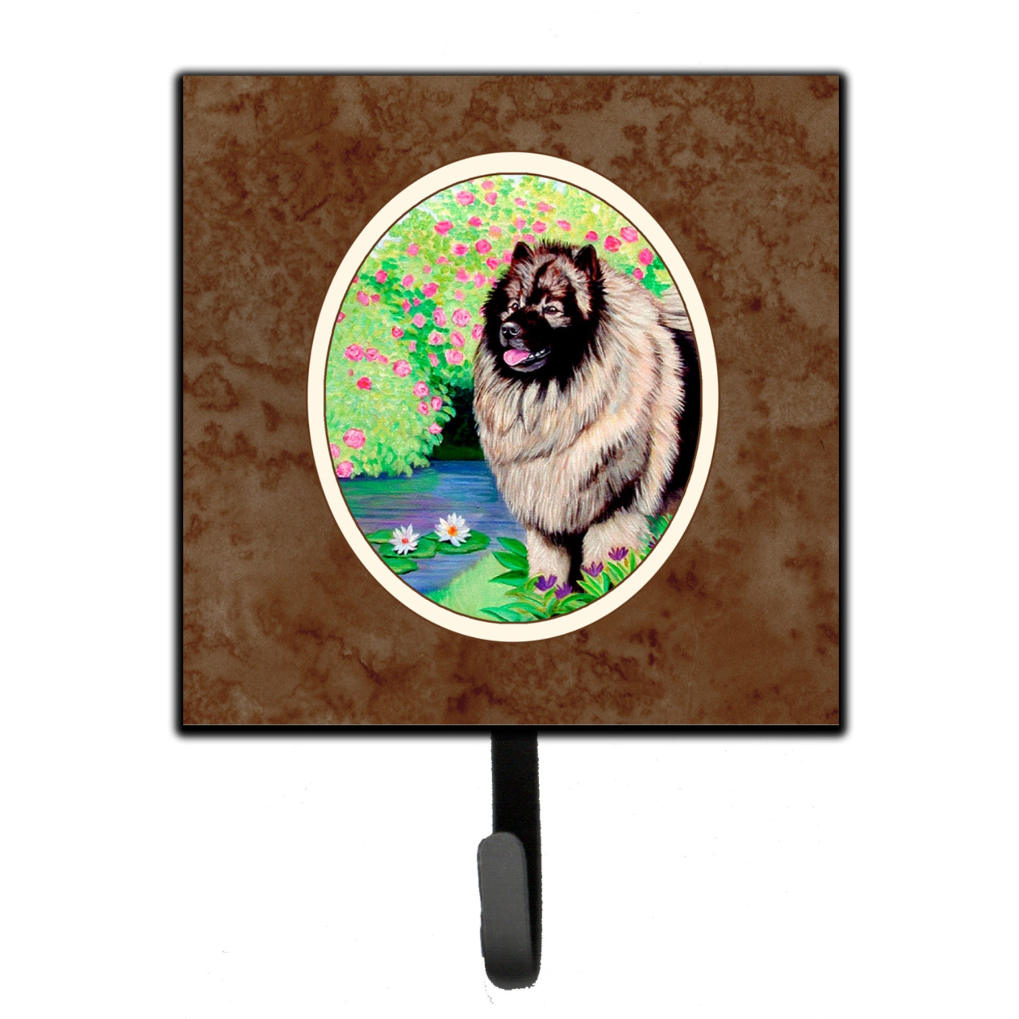 Caroline'S Treasures Keeshond Leash Or Key Holder 7074Sh4, Small, Multicolor