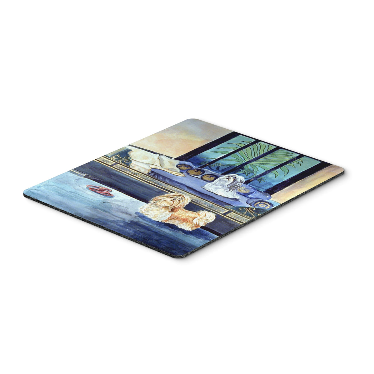 Caroline'S Treasures Mouse/Hot Pad/Trivet, Shih Tzu Tan & Silver (7082Mp)