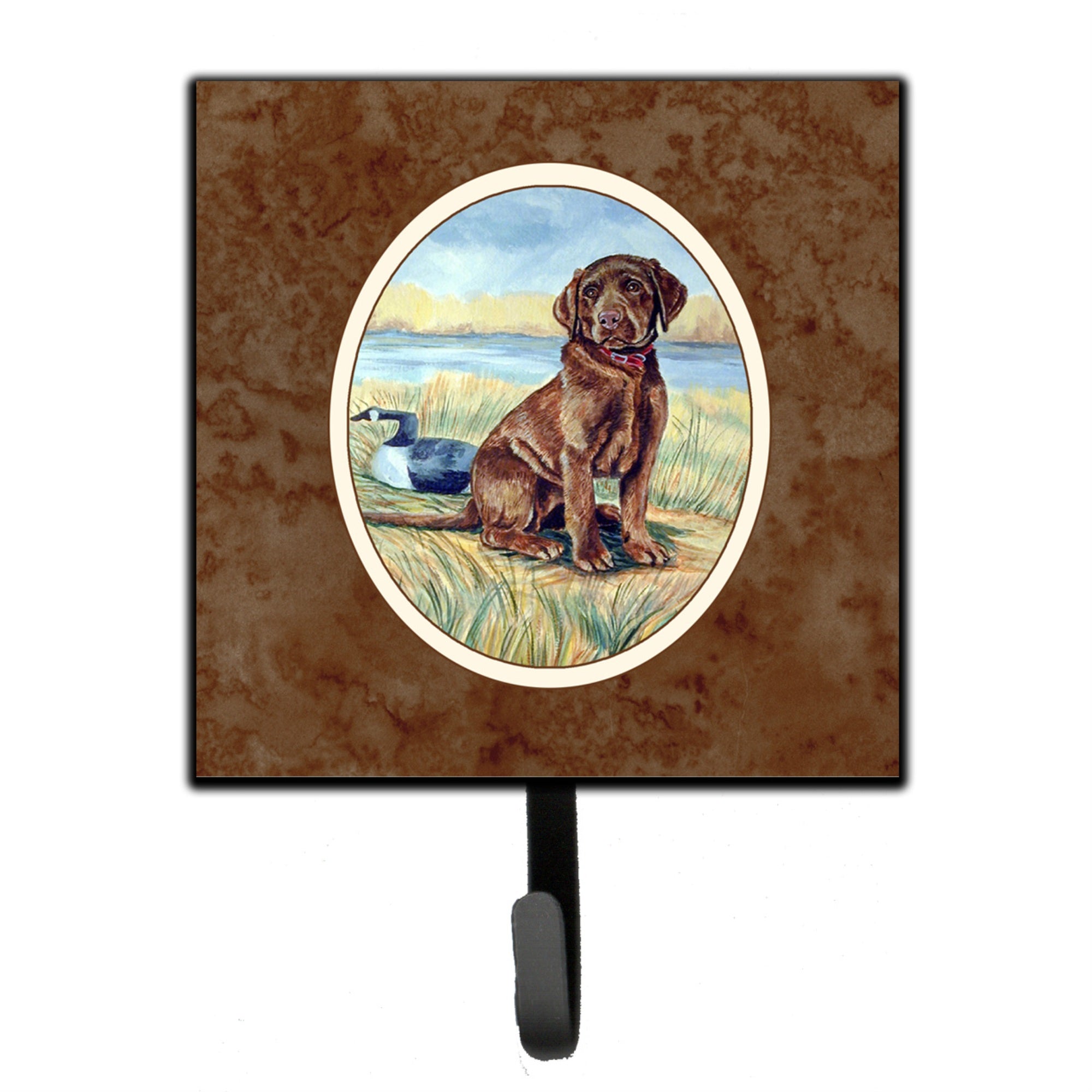 Caroline'S Treasures Chocolate Labrador Puppy Leash Or Key Holder 7090Sh4, Small, Multicolor