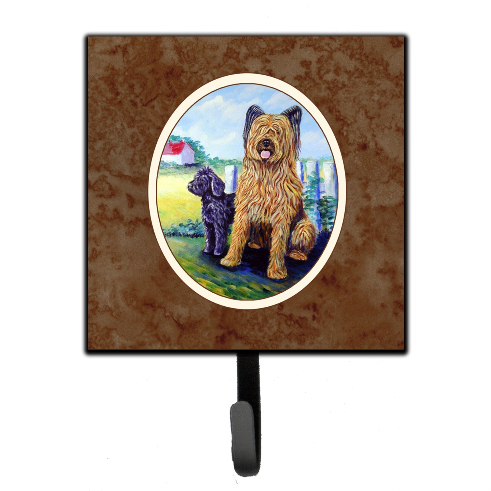 Caroline'S Treasures Briard Leash Or Key Holder 7092Sh4, Small, Multicolor