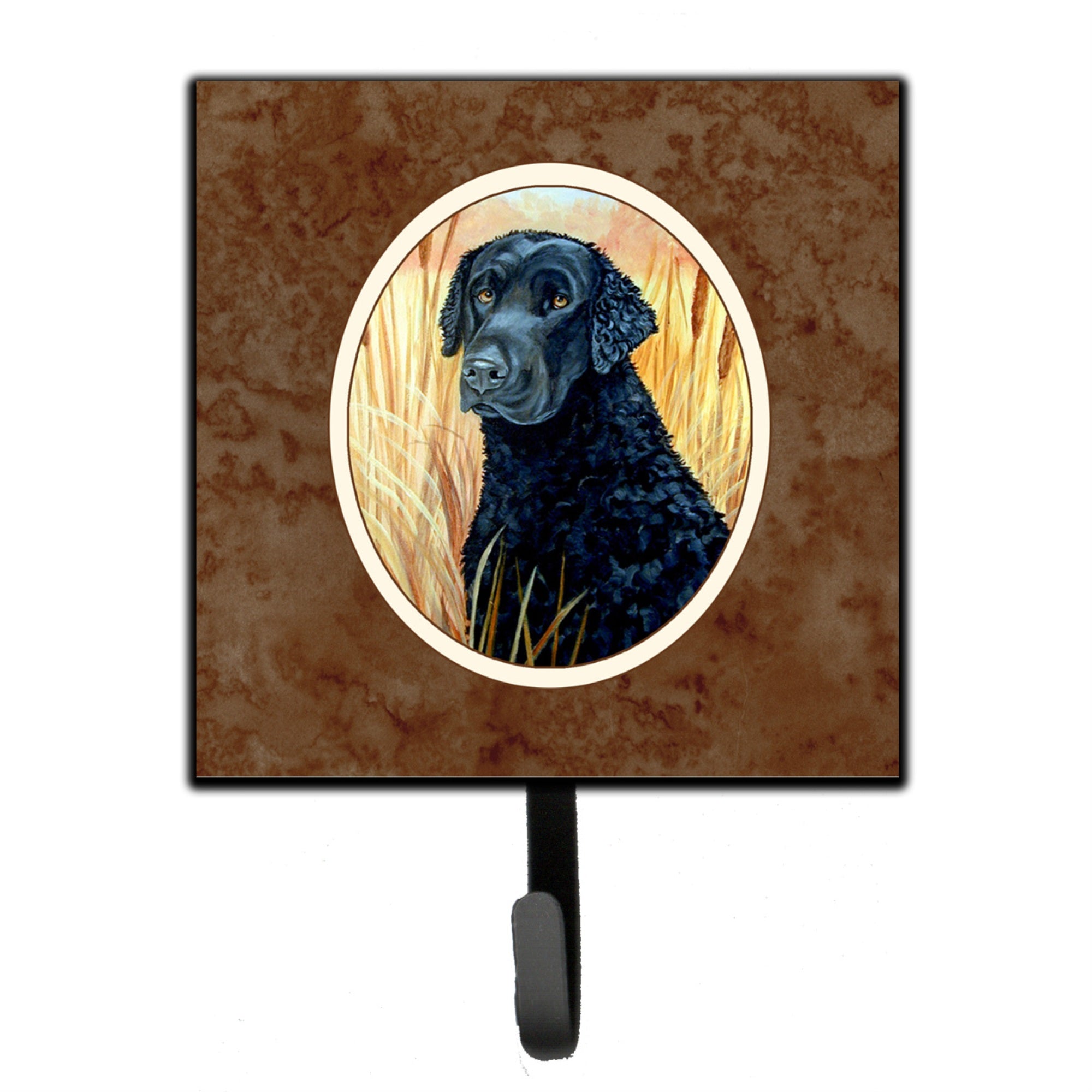 Caroline'S Treasures Curly Coated Retriever Leash Or Key Holder 7097Sh4, Small, Multicolor