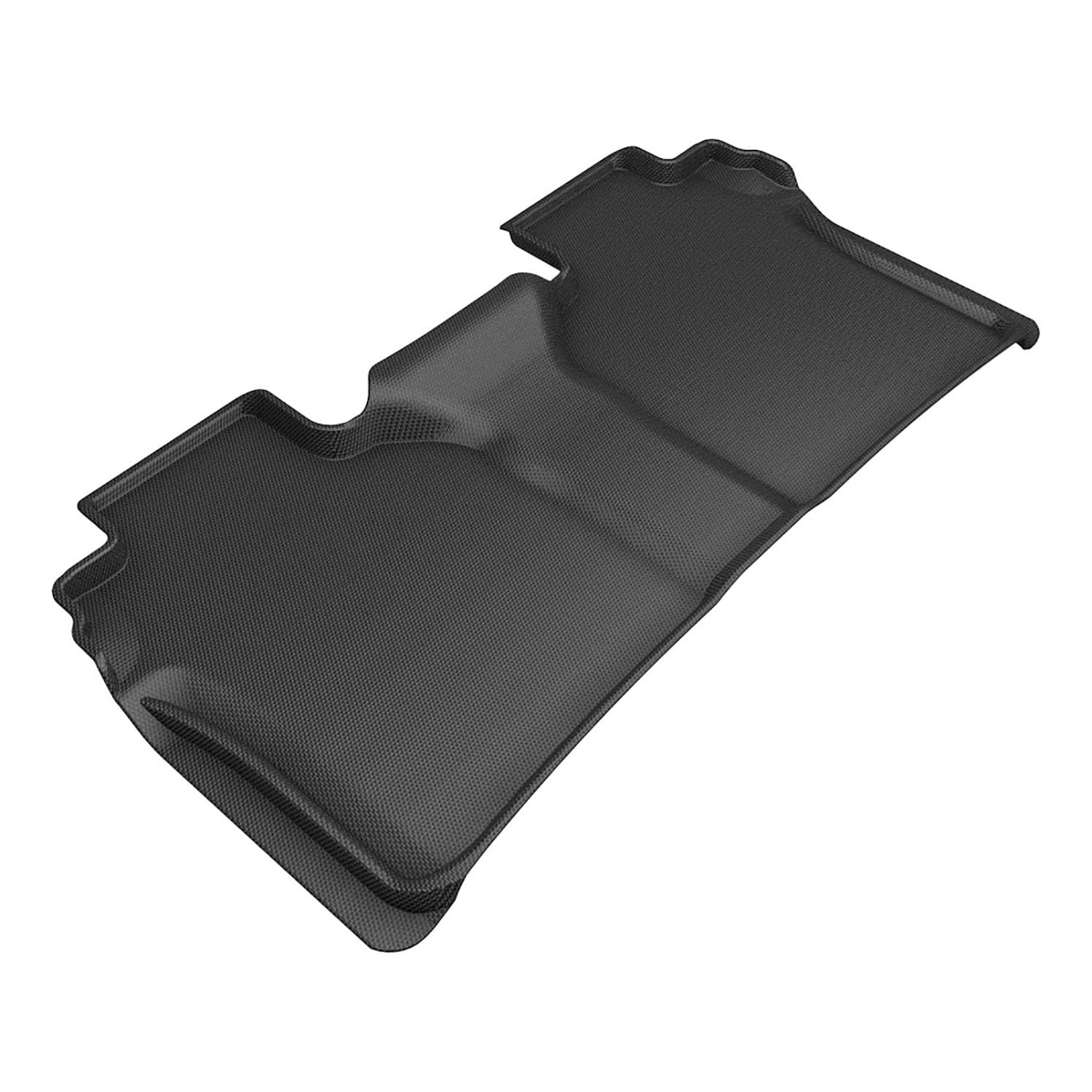 3D MAXpider Compatible with CHEVROLET SILVERADO / GMC SIERRA 1500 CREW CAB 2019-2026 / 2500HD / 3500HD 2020-2026 BENCH SEAT, KAGU BLACK R2 (VINYL FLOOR, W/CARPETED STORAGE)