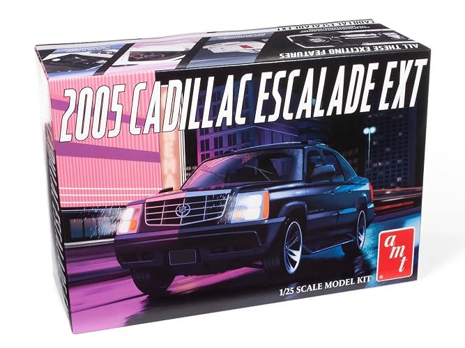 Skill 2 Model Kit 2005 Cadillac Escalade EXT 1/25 Scale Model by AMT