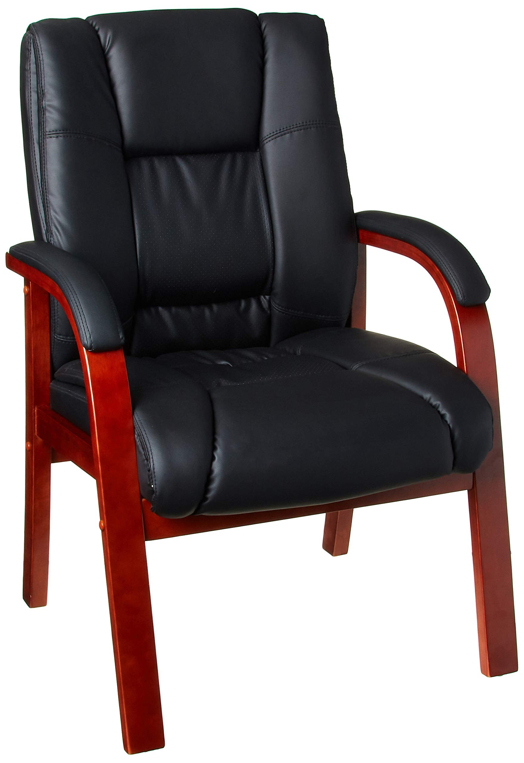 Boss Mid Back Wood Finished guest, accent or dining chair