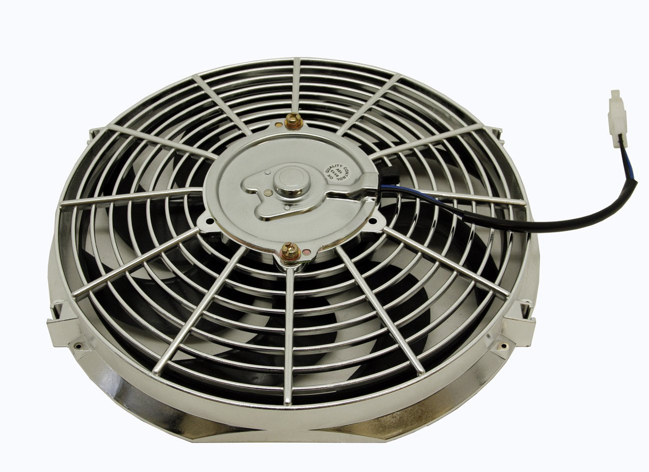 CFR Performance 12 High Performance Electric Silver Radiator Cooling Fan - Curved Blade