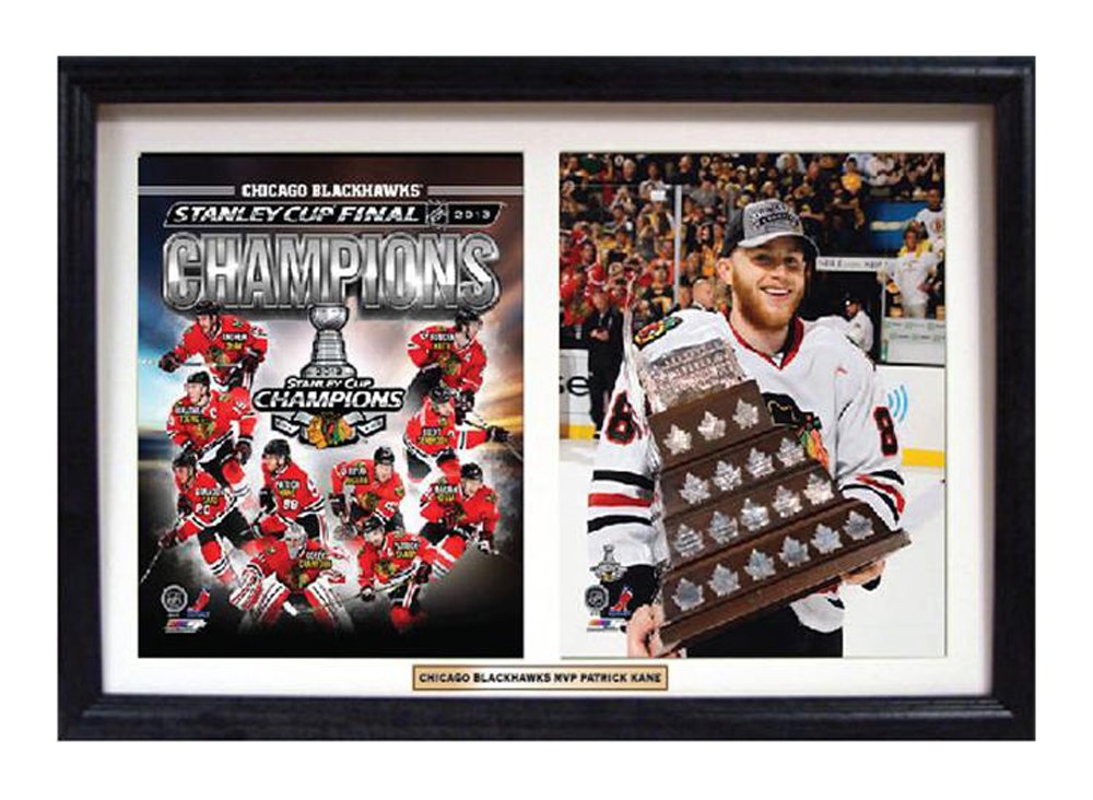 12x18 Double Frame - Patrick Kane Chicago Blackhawks