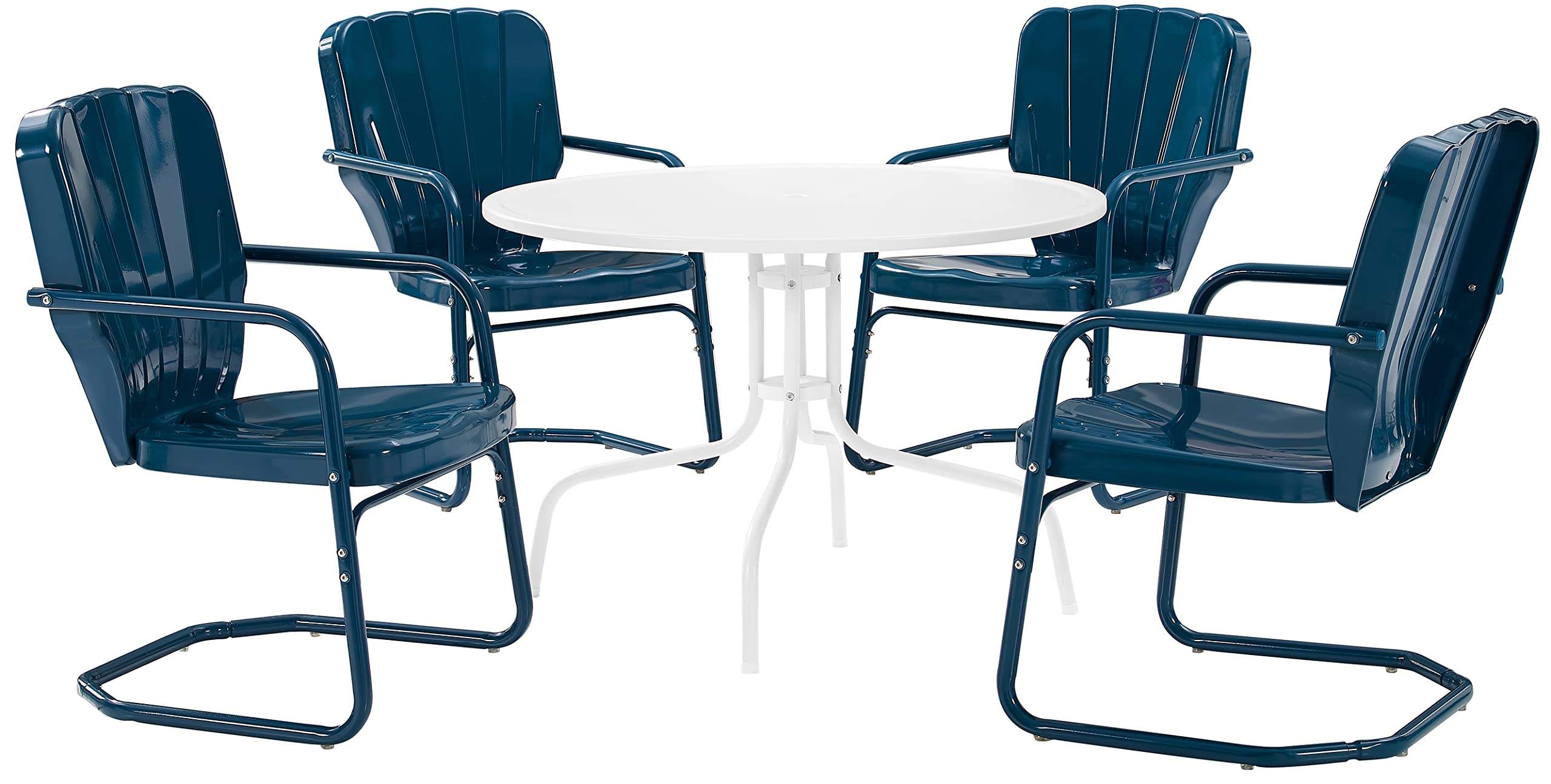 Ridgeland 5Pc Outdoor Dining Set - Navy Gloss