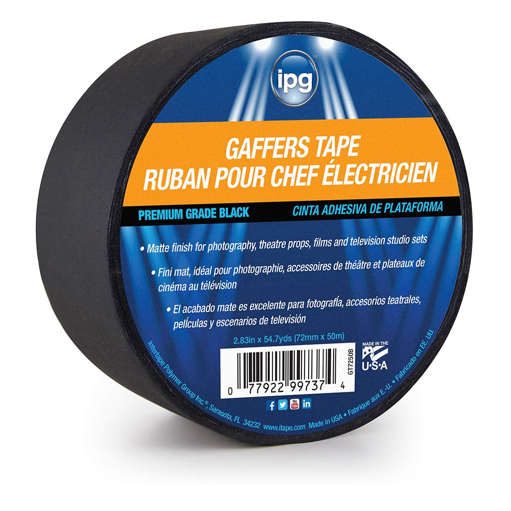 GAFFER TAPE 2.83X54.7BKS (Pack of 1)