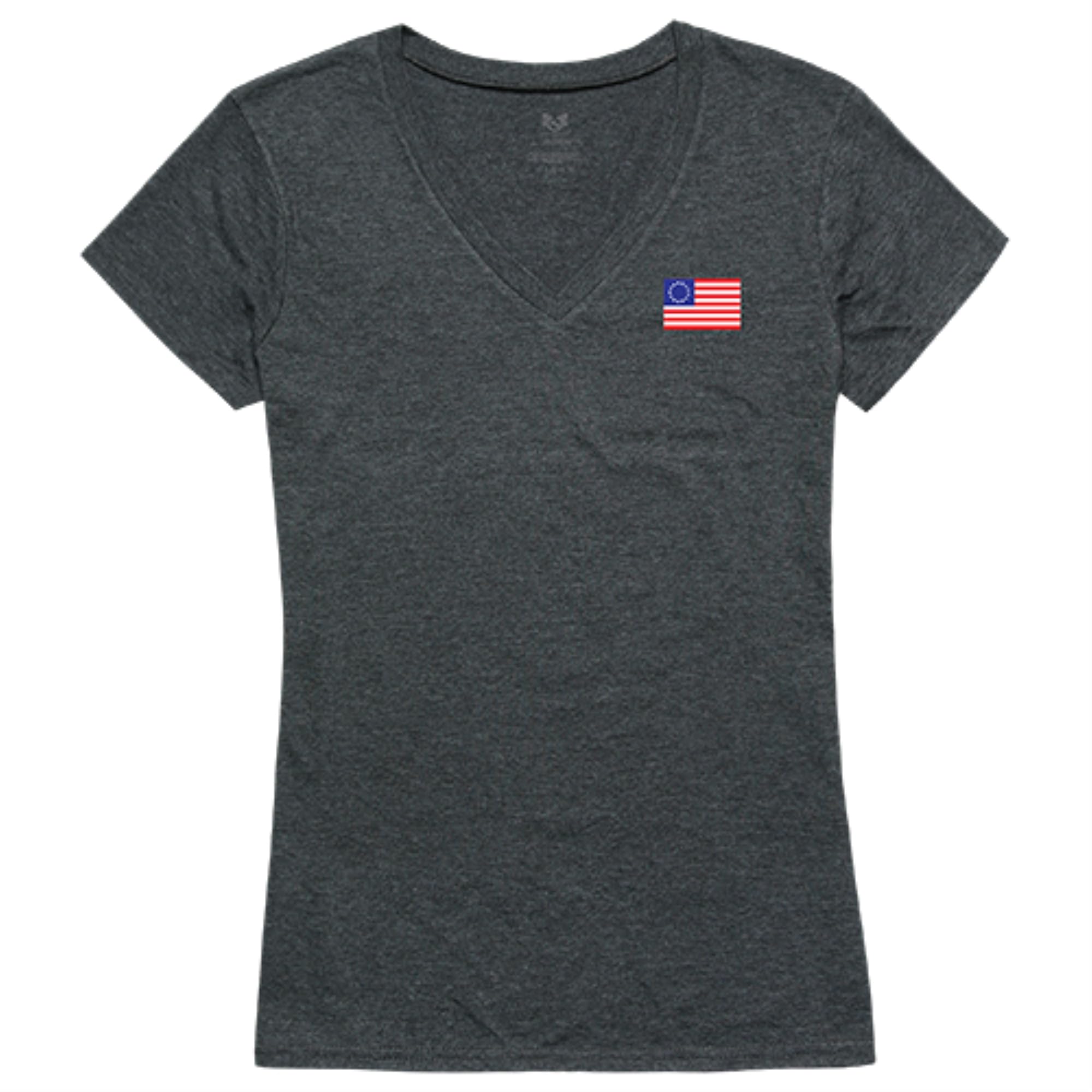 Graphic V-Neck, Betsy Ross 1, HCH, L