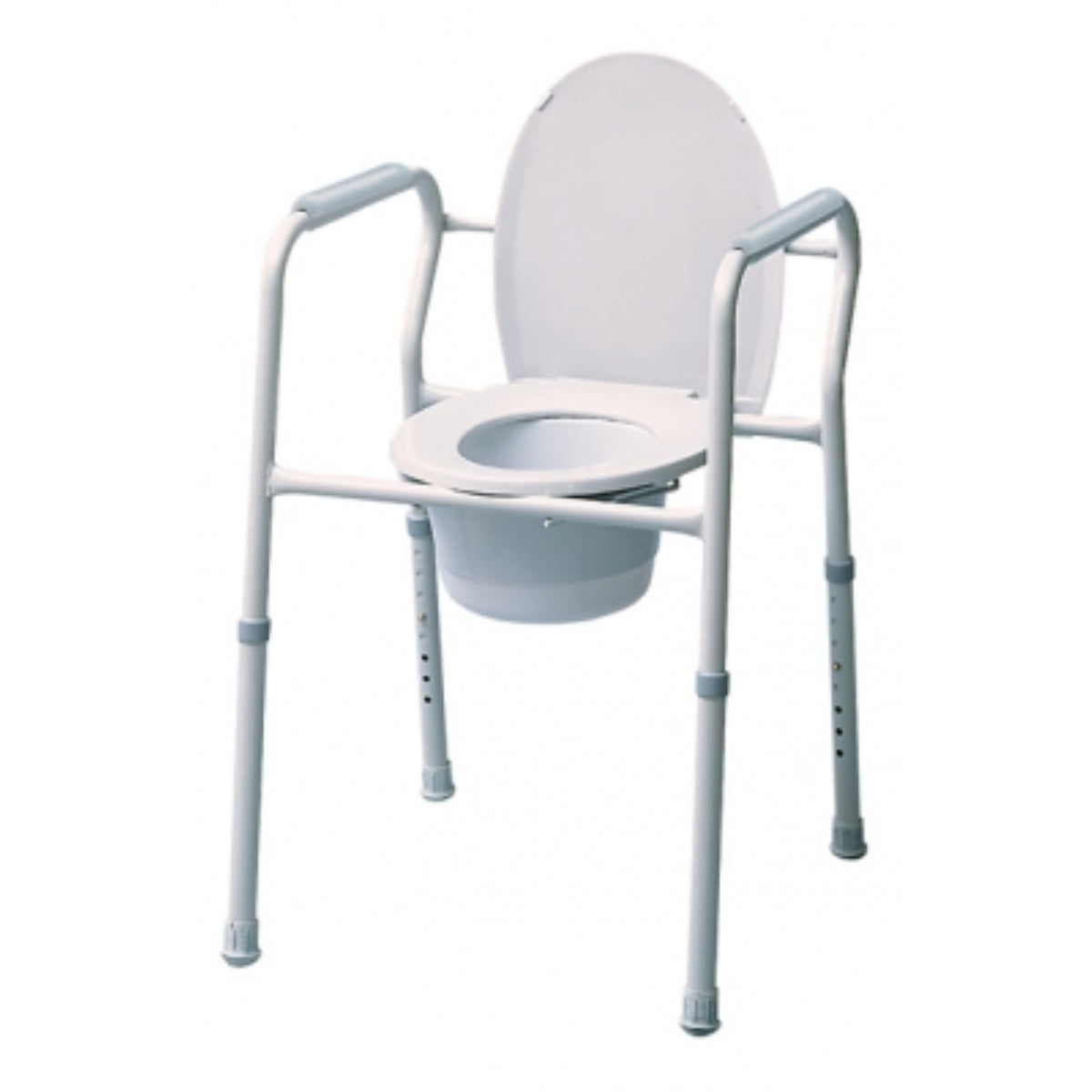 Commode 3-In-1 Grey Ctd Adj Lumex