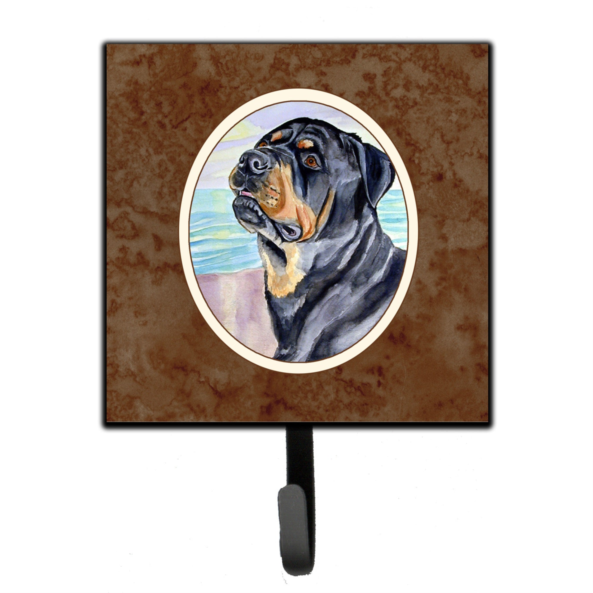 Caroline'S Treasures Rottweiler Leash Or Key Holder 7107Sh4, Small, Multicolor