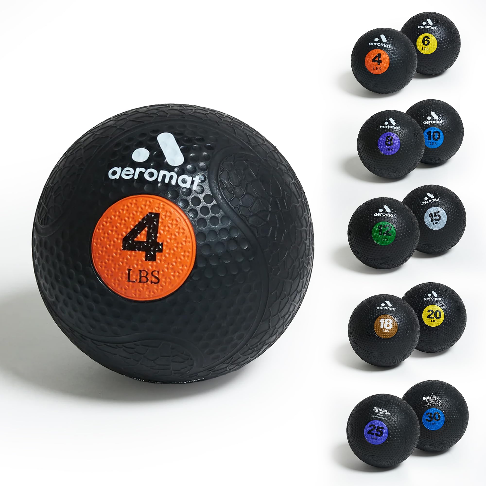 Aeromat Extreme Elite Medicine Ball 4LB, Orange